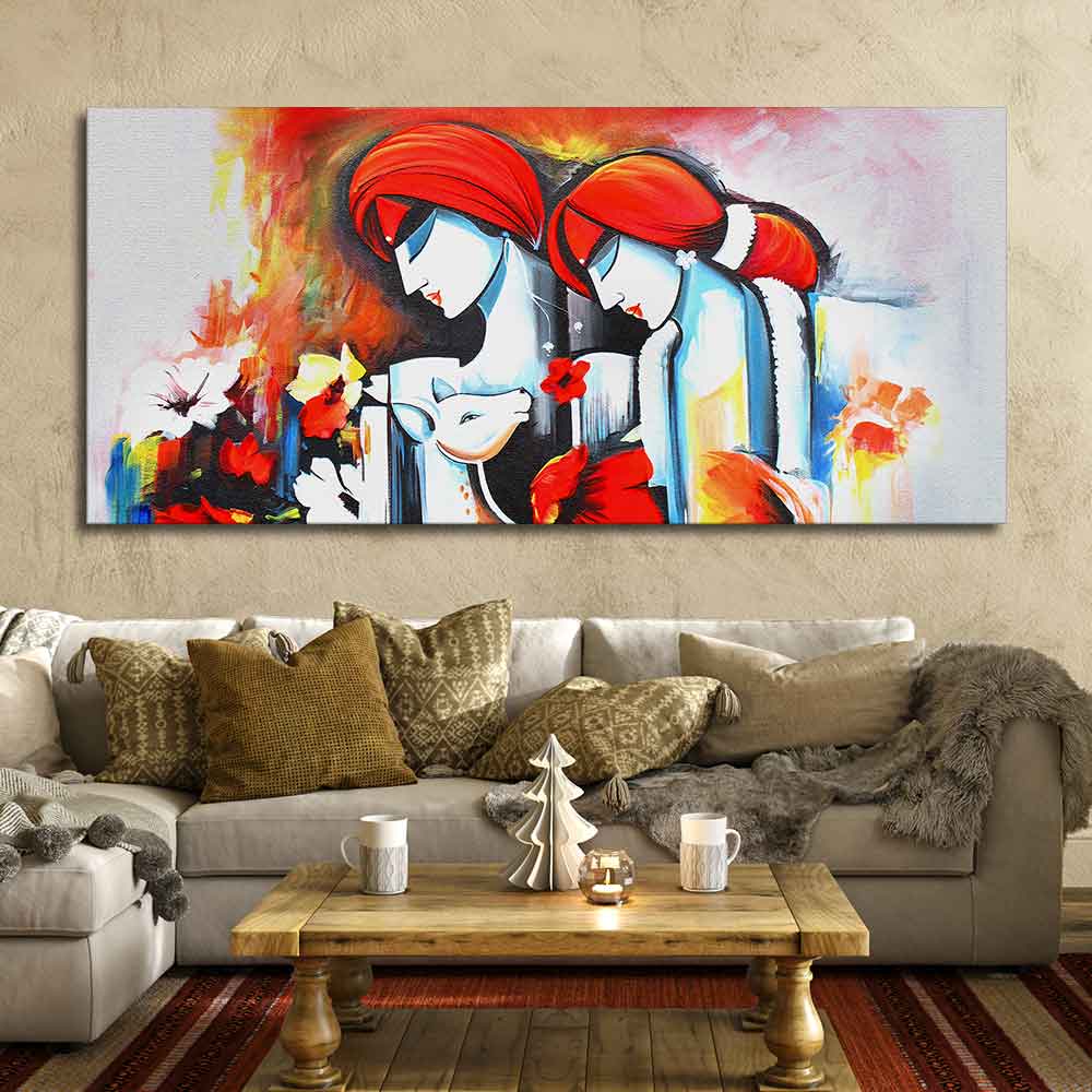 Japanese Culture and Architecture Canvas wall Painting - Image 3