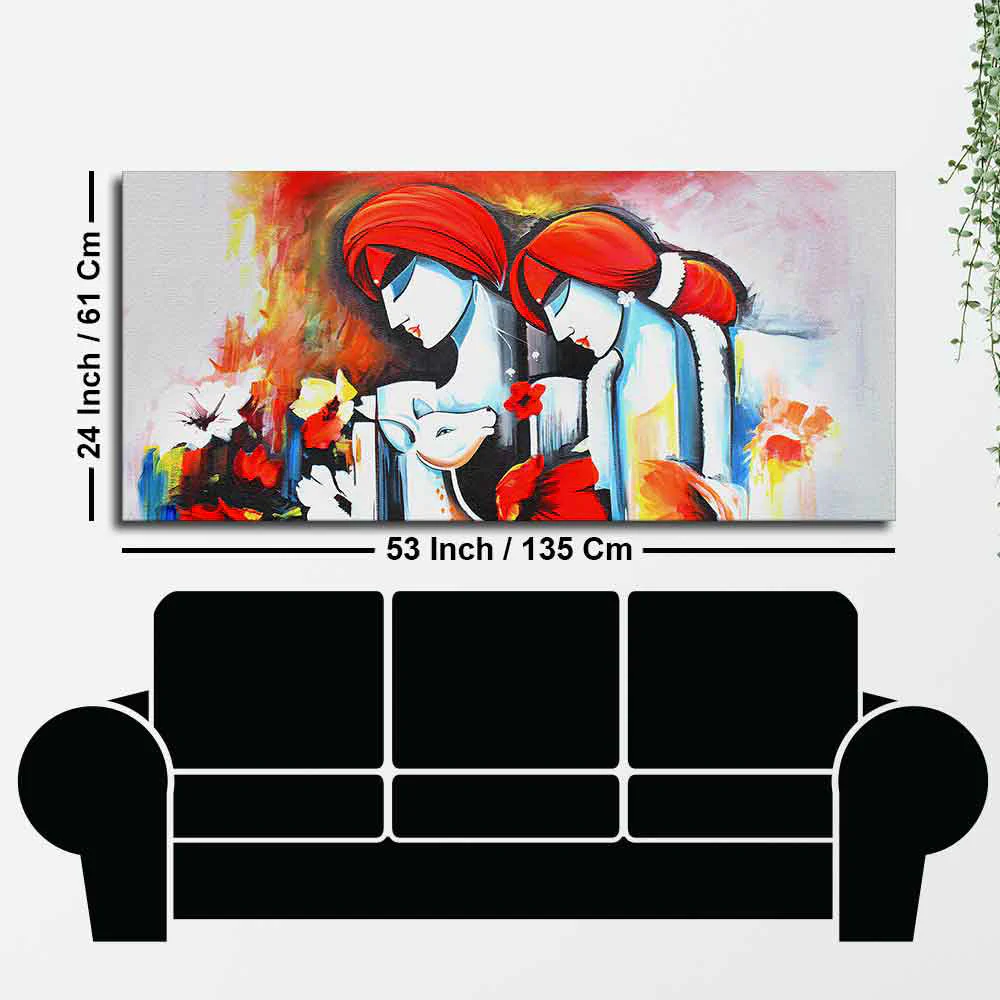 Japanese Culture and Architecture Canvas wall Painting - Image 7