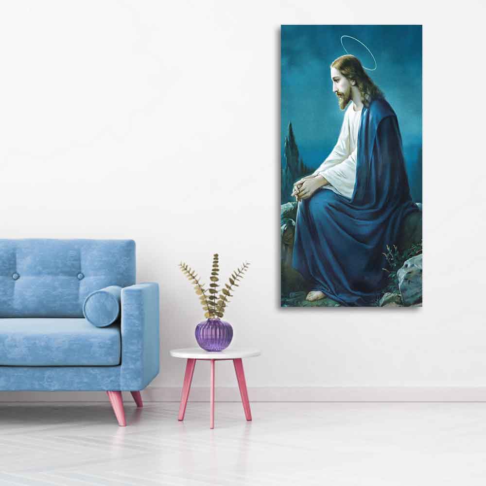 Jesus in the Gethsemane Garden Canvas Wall Painting - Image 5