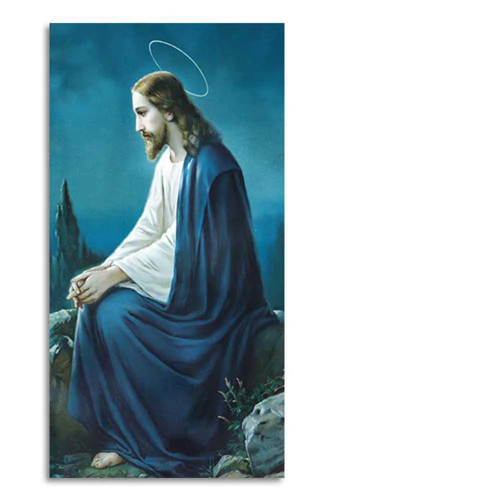 Jesus in the Gethsemane Garden Canvas Wall Painting - Image 6