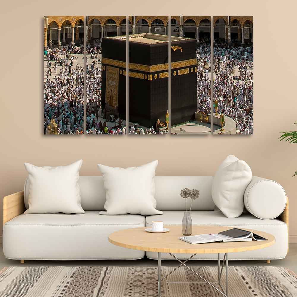 Kaaba Premium Wall Painting Set of Five - Image 2