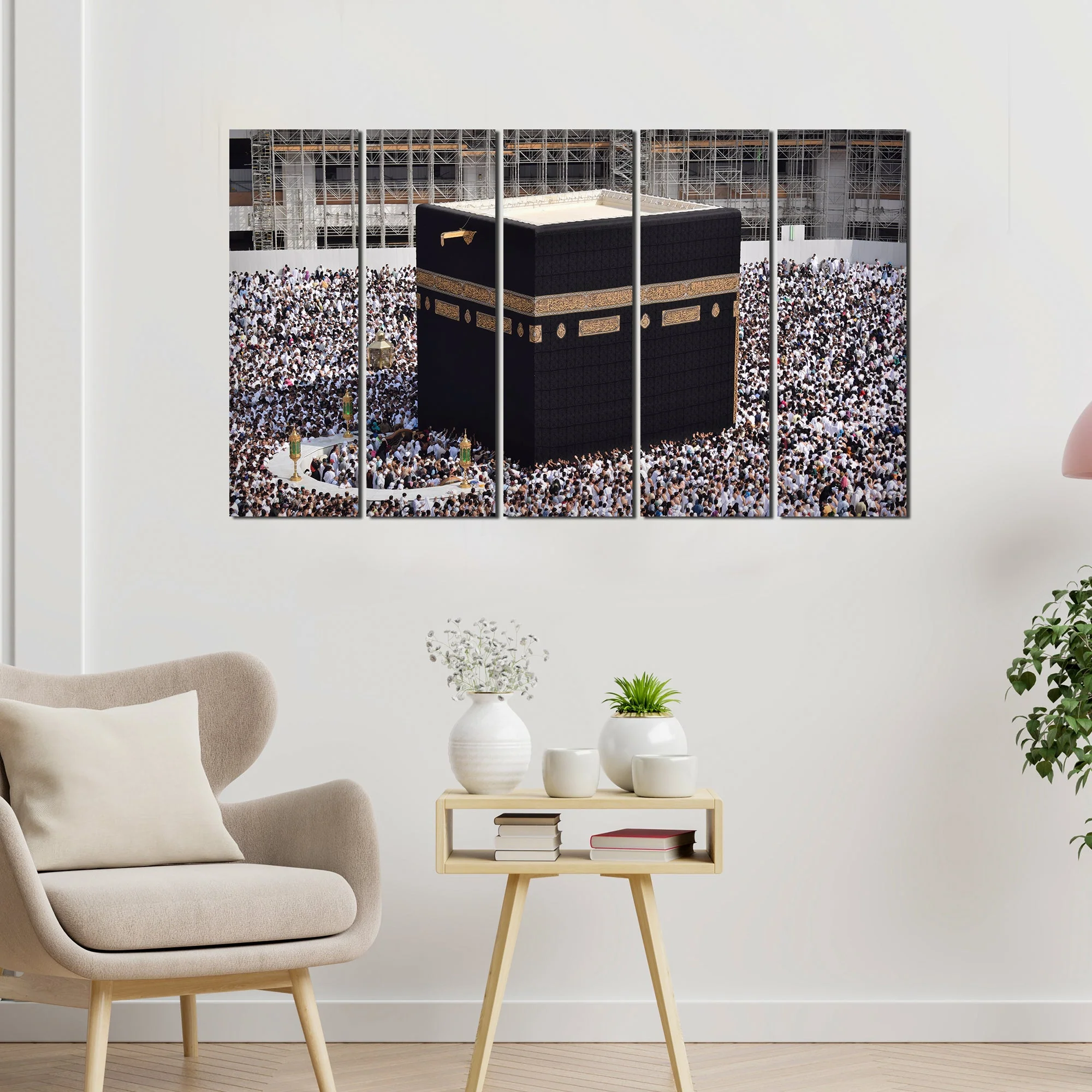 Kaaba Premium Wall Painting Set of Five Pieces - Image 2