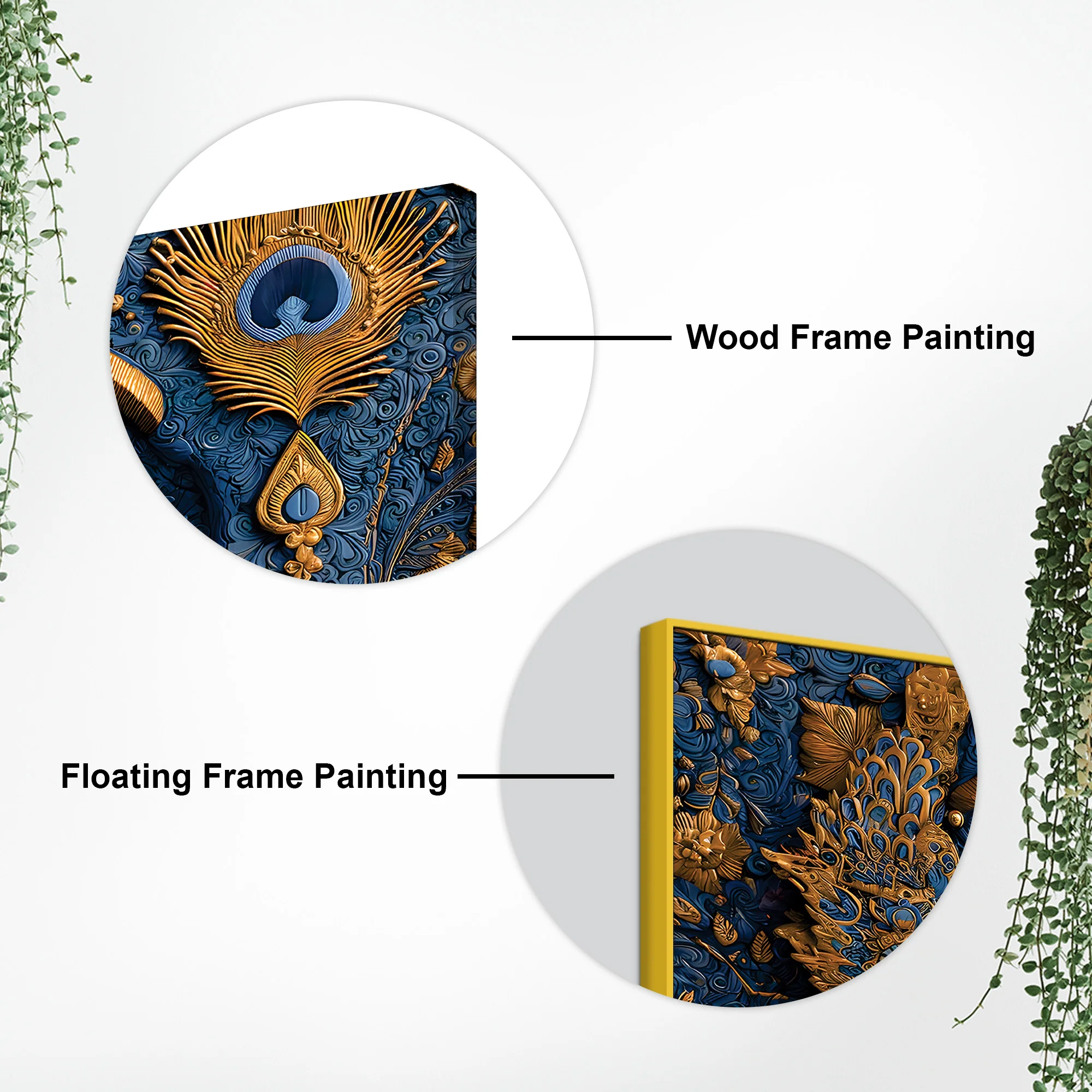 Krishna Divine Eye Spiritual Painting for Decoration - Image 7