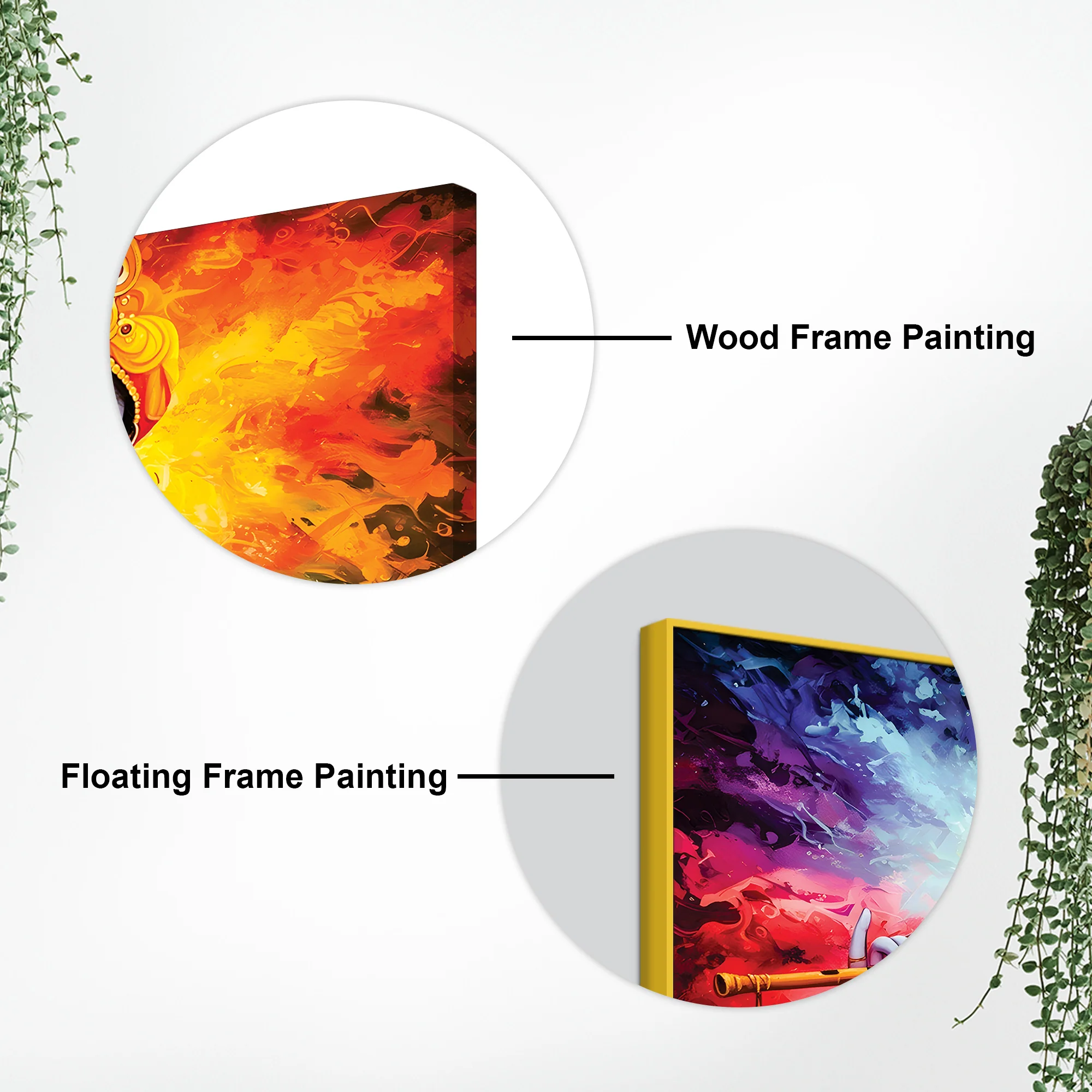 Krishna Flute Vibrant Color Wall Painting - Image 7