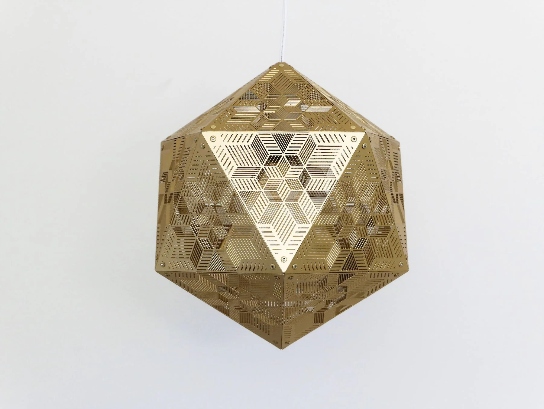 Laser-Cut Hanging Shadow Lamp