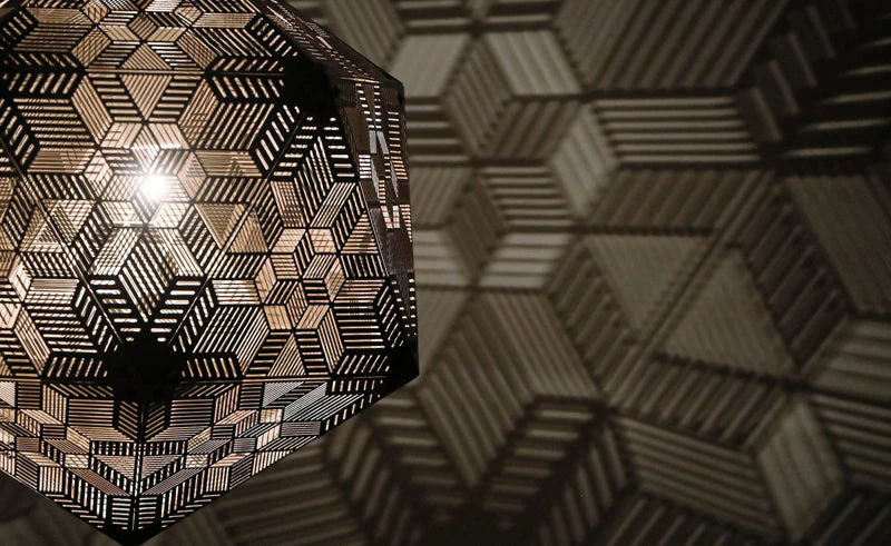 Laser-Cut Hanging Shadow Lamp - Image 2