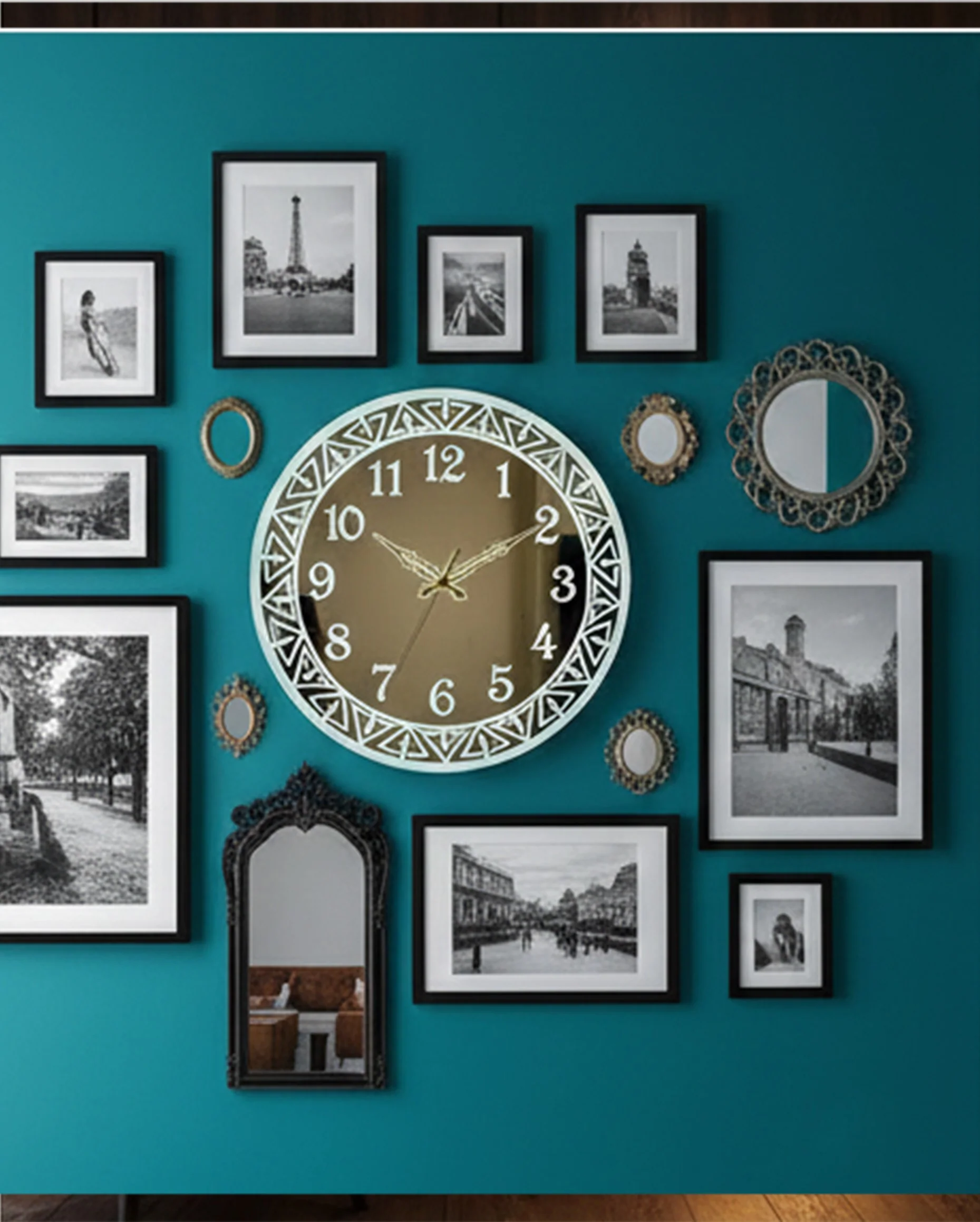 LED Mirror Wall Clock | Modern Designer Decorative Clock for Home & Office - Image 4