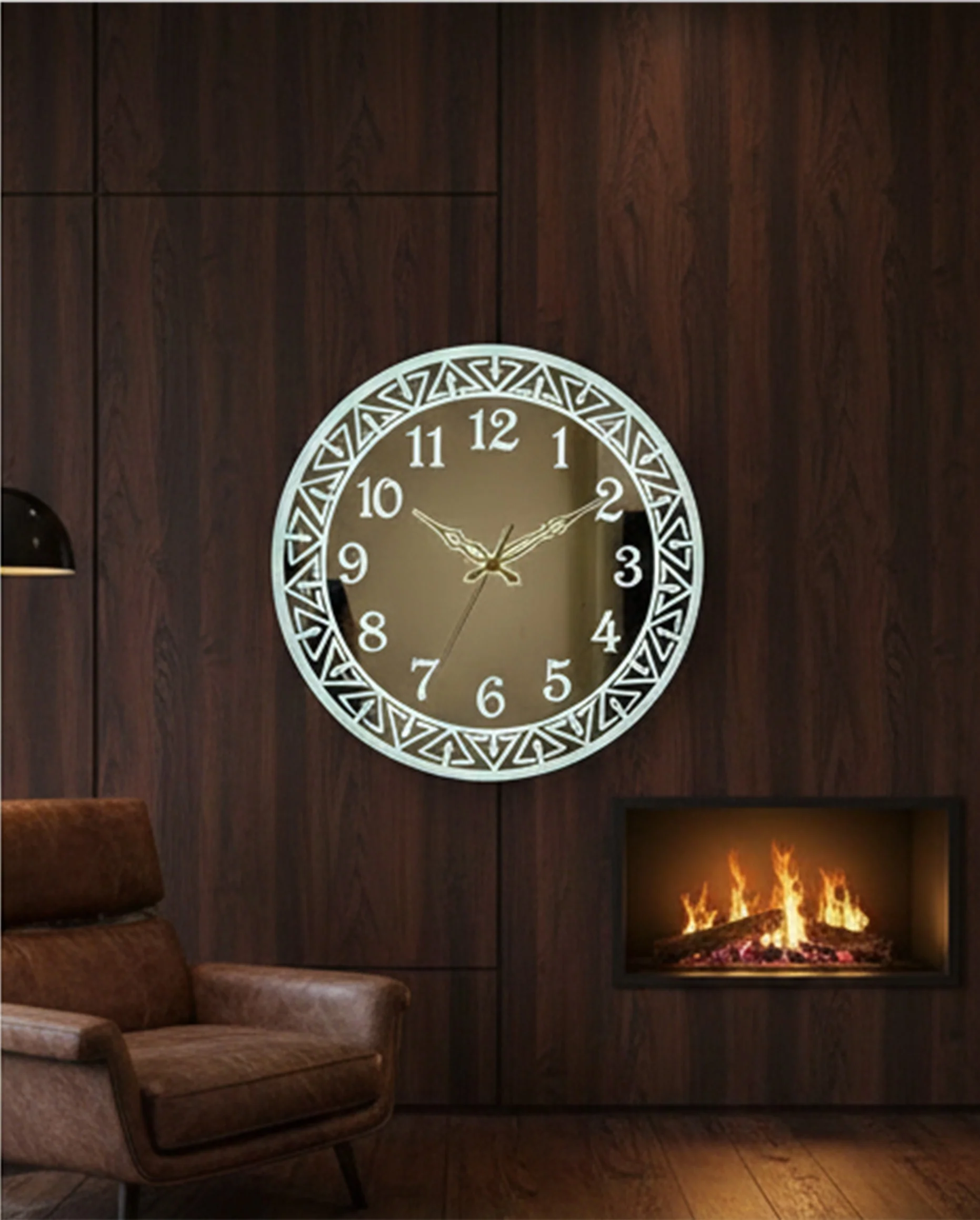 LED Mirror Wall Clock | Modern Designer Decorative Clock for Home & Office - Image 5
