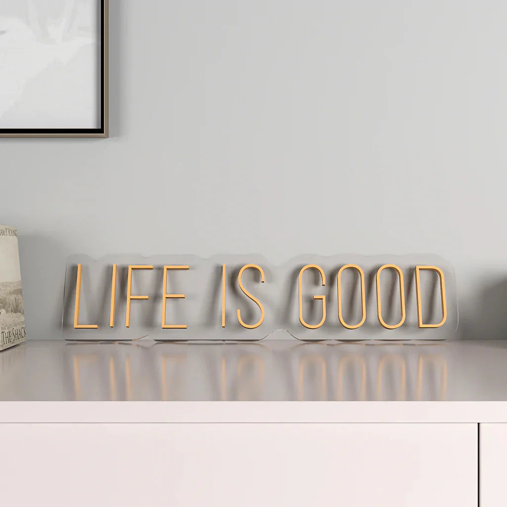 Life is Good Text Neon LED Light - Image 7