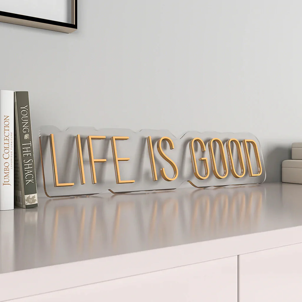 Life is Good Text Neon LED Light - Image 8