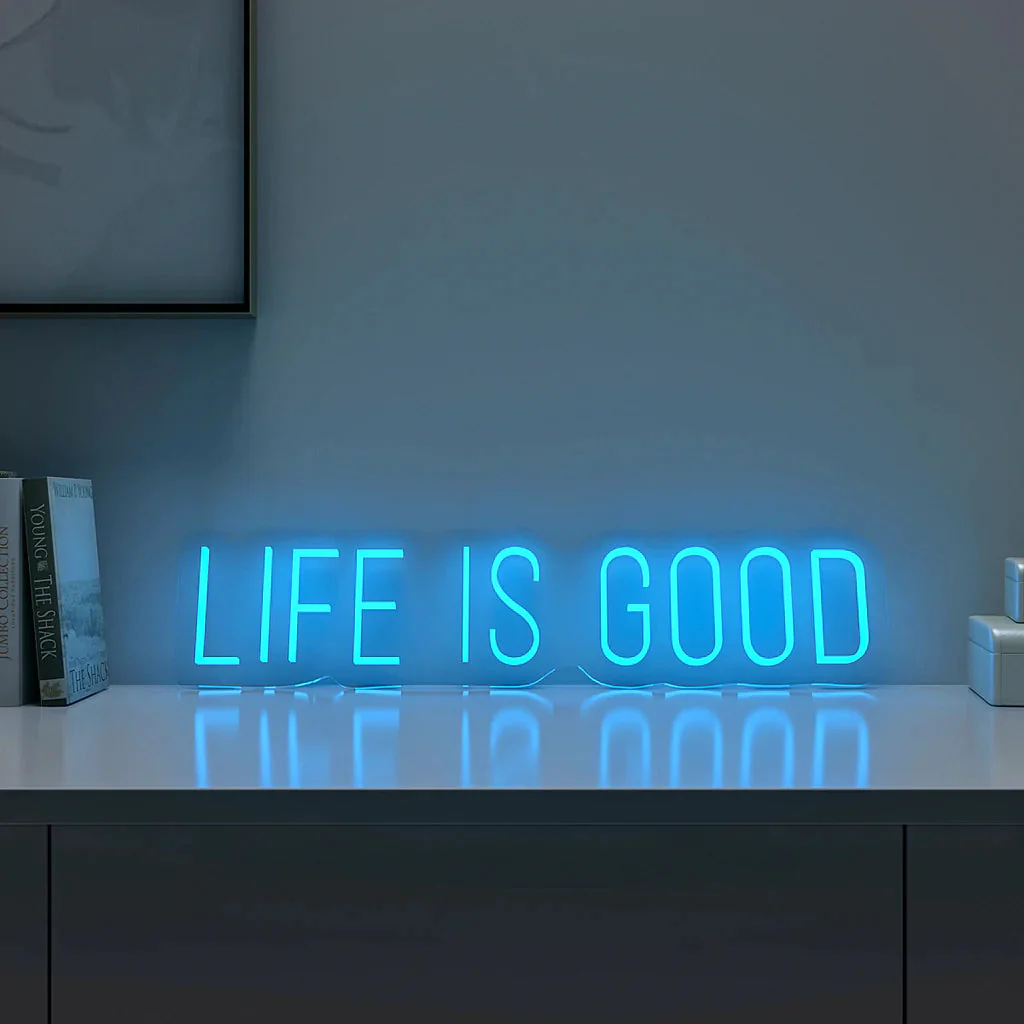 Life is Good Text Neon LED Light - Image 9