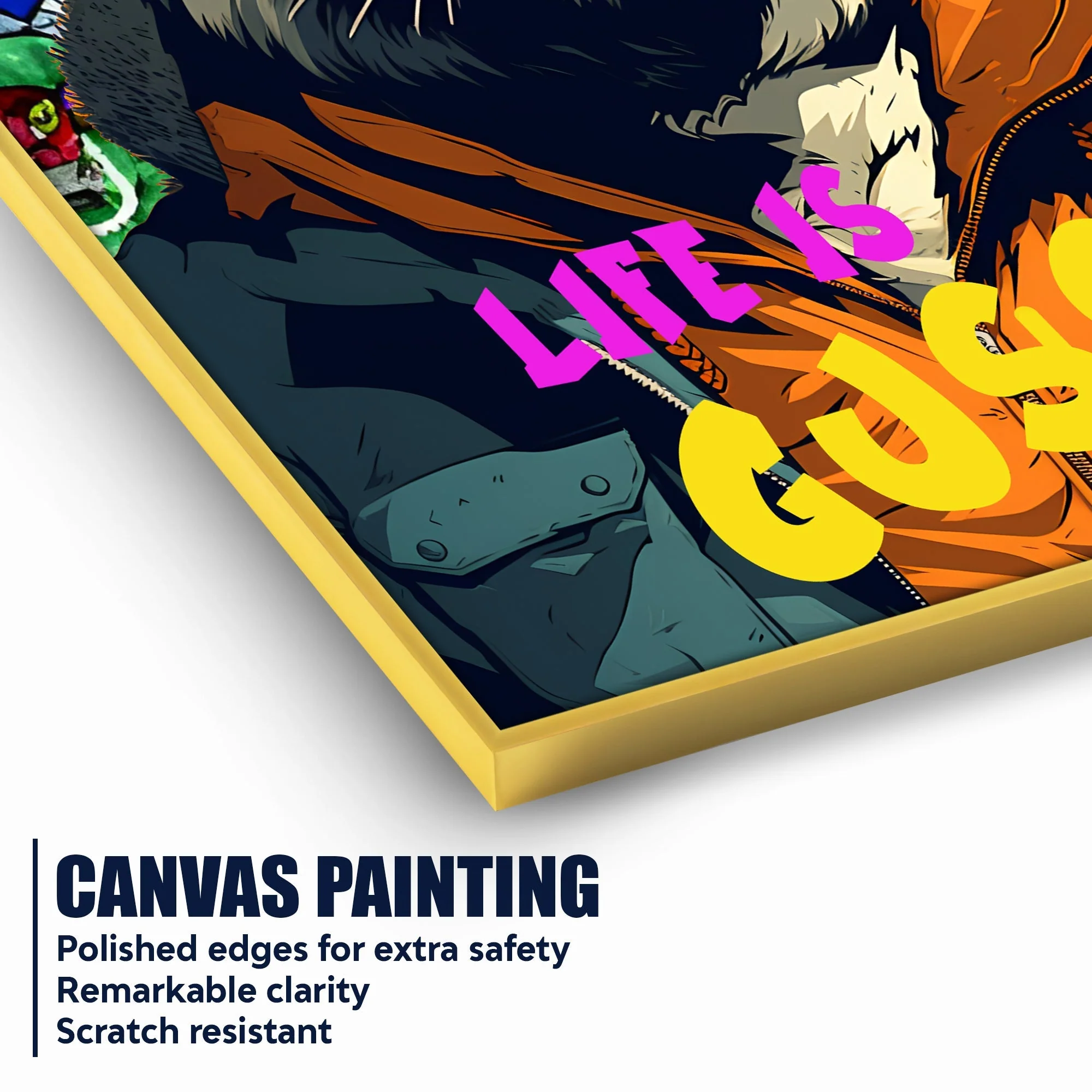 Life Of The King Makker Cotton Canvas Wall Painting - Image 4