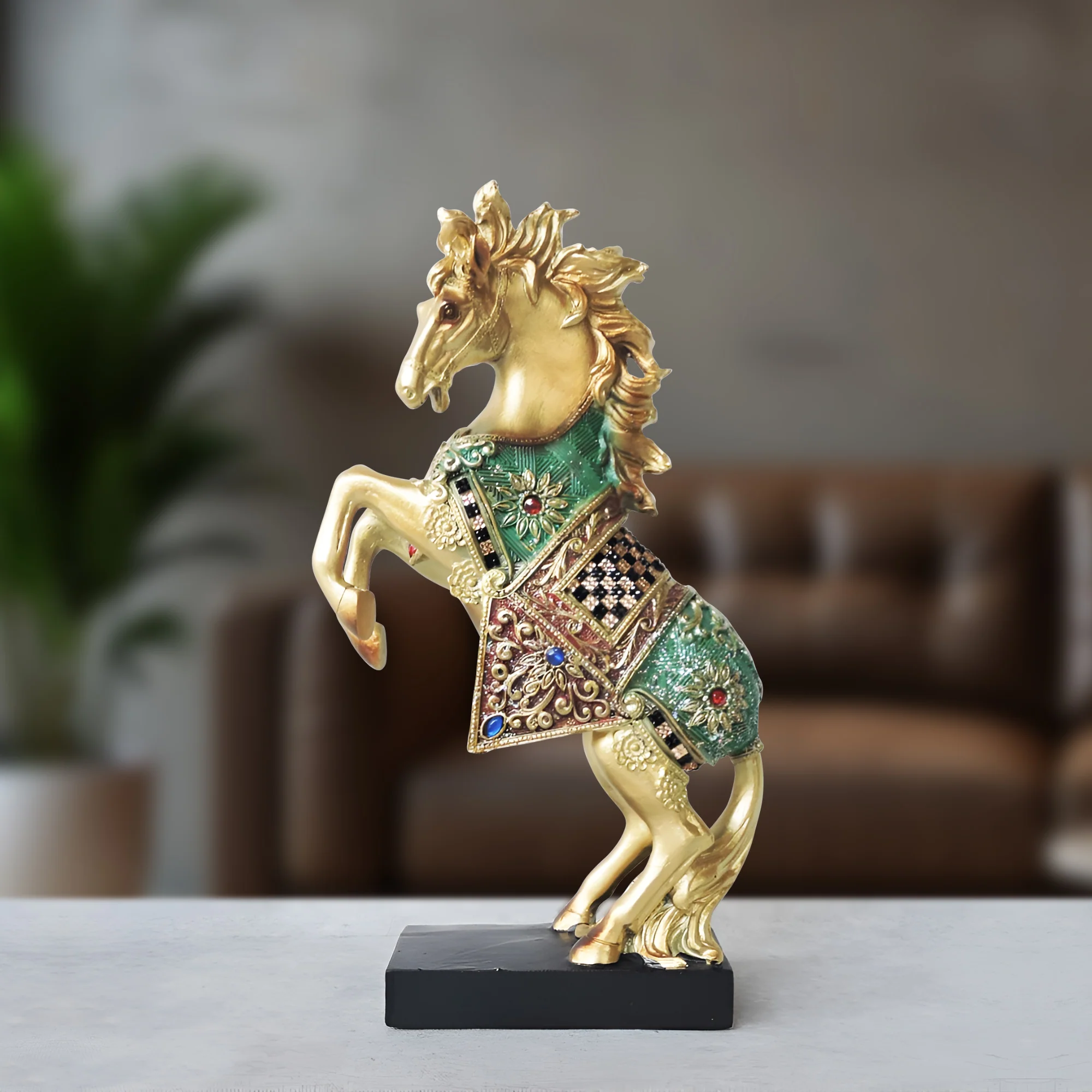 Linga Horse Resin Showpiece - Image 4