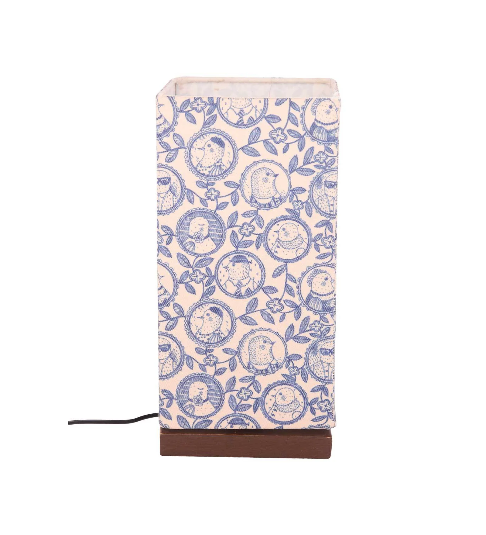 Little Birds Printed Modern Decorative Table Lamp - Image 4