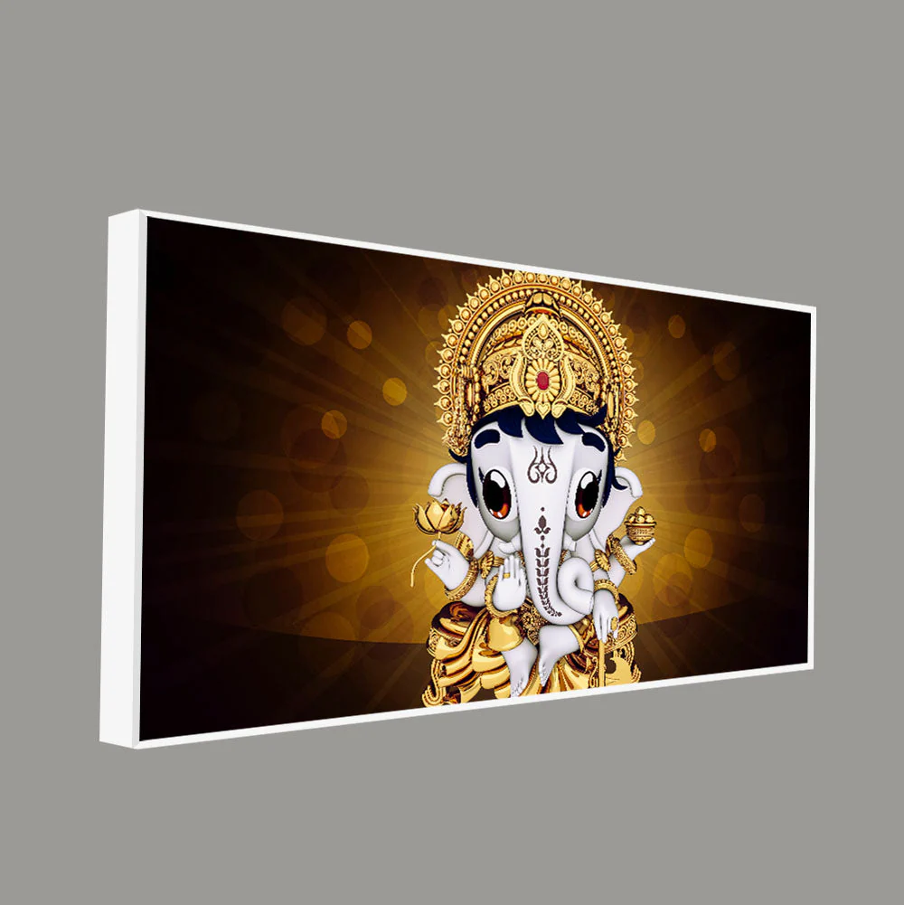 Little Lord Ganesha Premium Wall Painting - Image 5