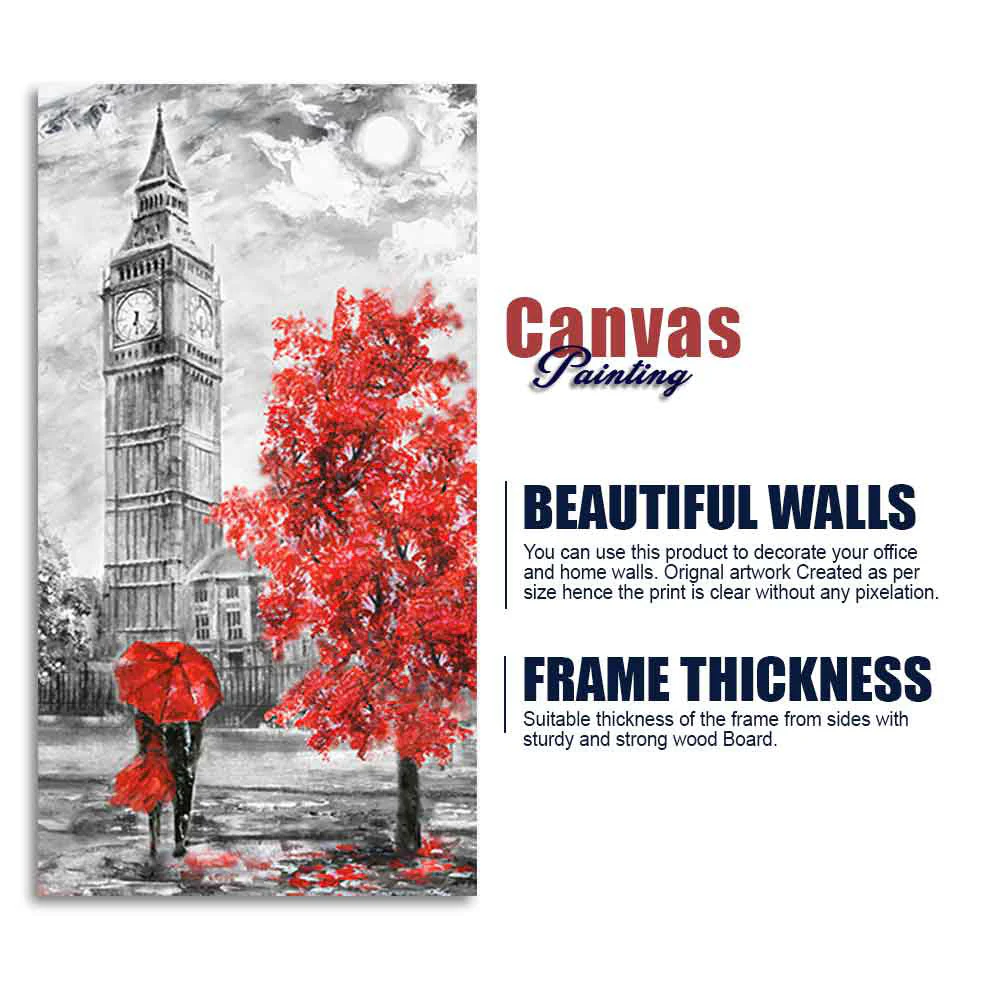London City Canvas Wall Painting - Image 8
