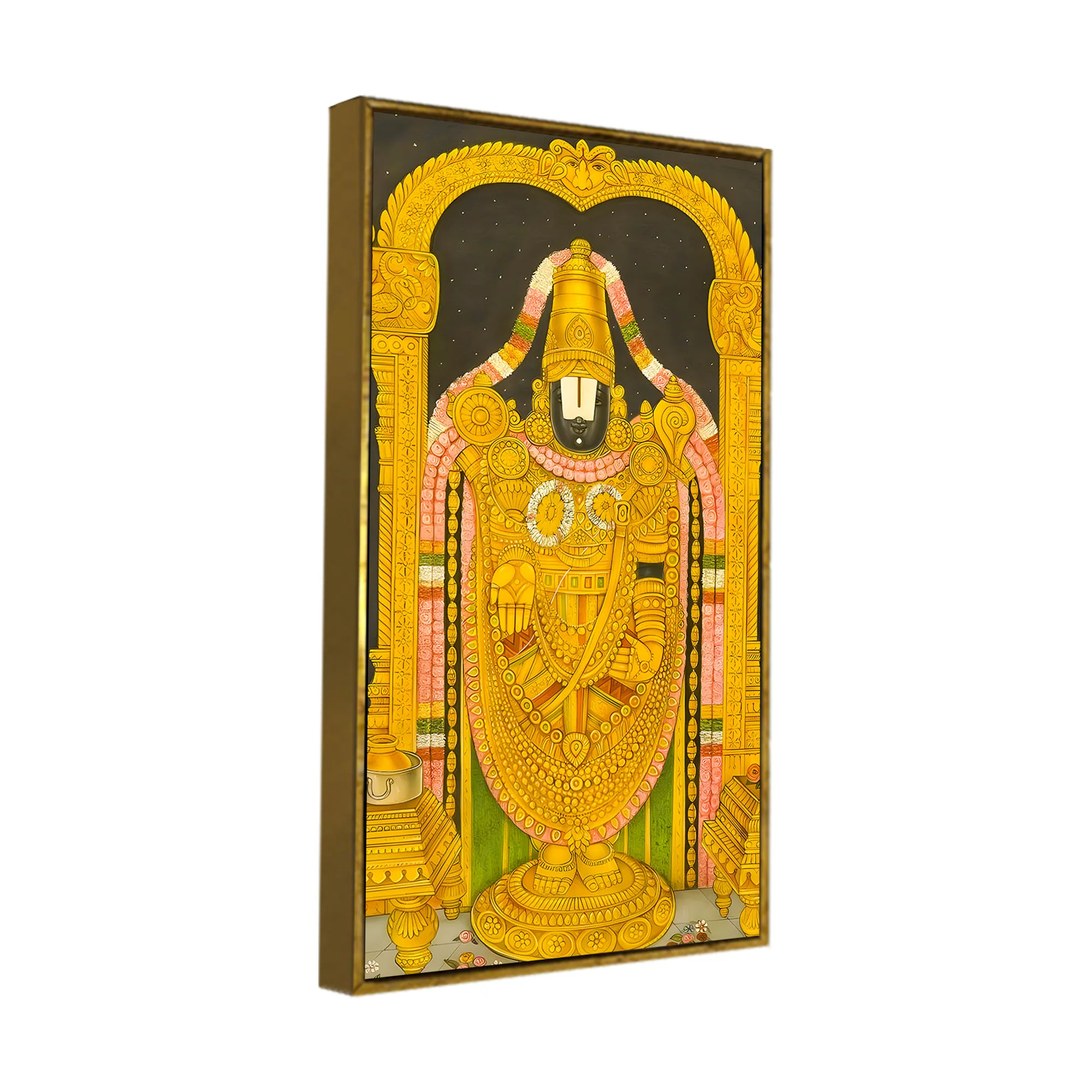 Lord Balaji Tirupati Canvas Painting | Venkateswara Wall Art for Home Decor - Image 6