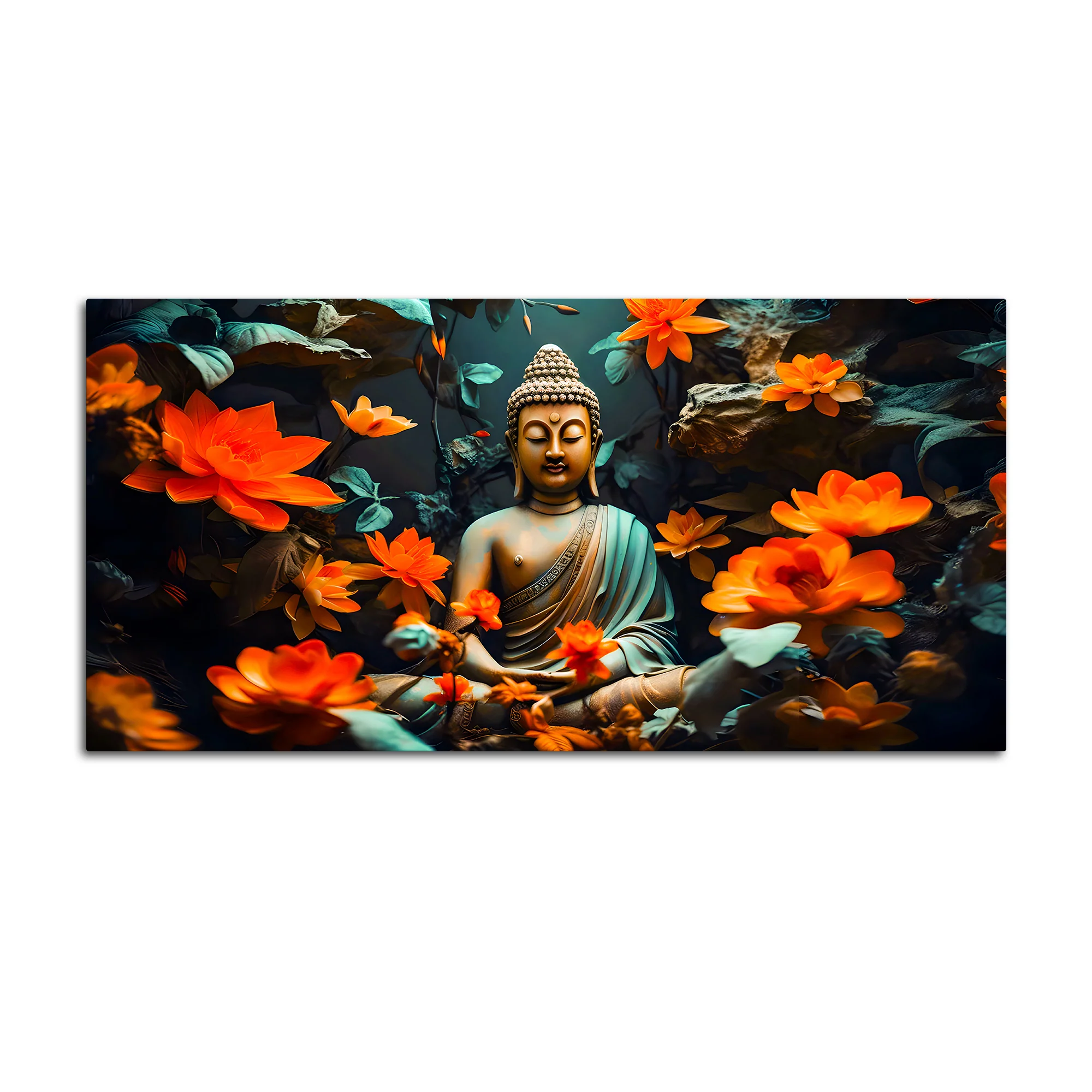 Lord Buddha Canvas Painting for Peaceful Wall Decoration - Image 4