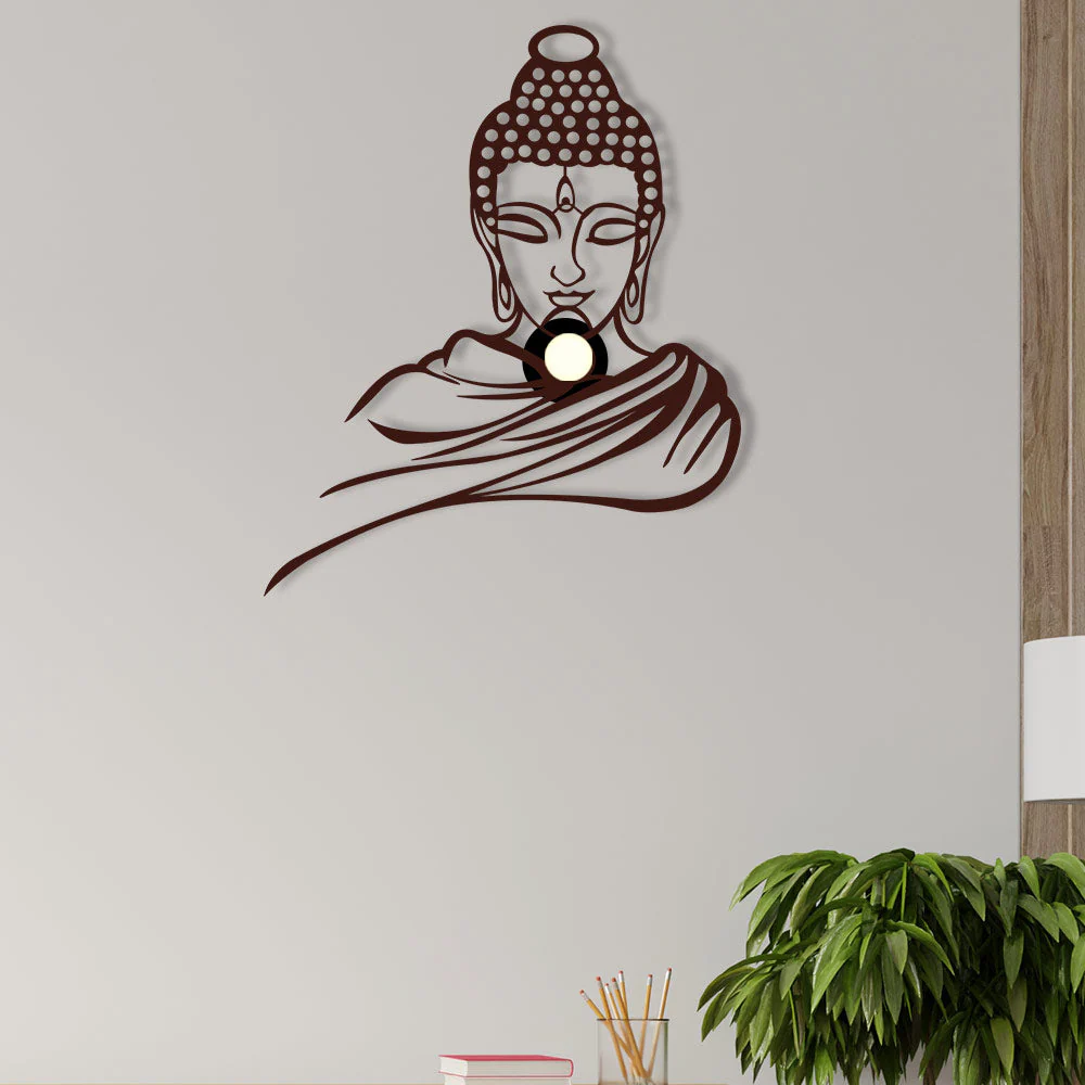 Lord Buddha Design Shadow Lamp - Image 5