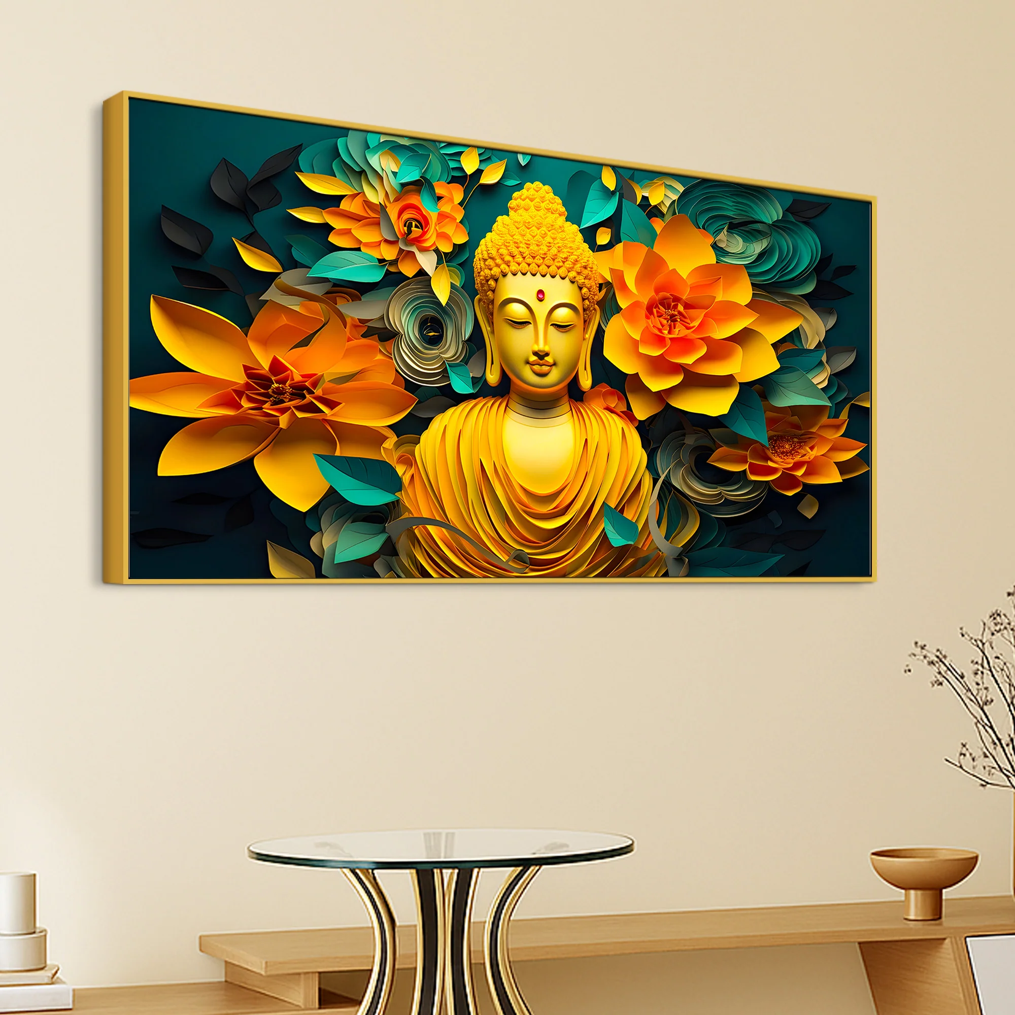 Lord Buddha Wall Painting for Premium Decor - Image 5