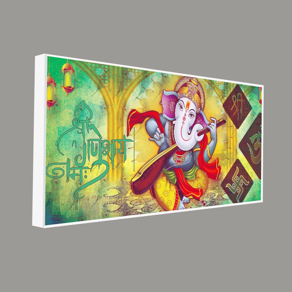 Lord Ganesha Premium Canvas Wall Painting - Image 5