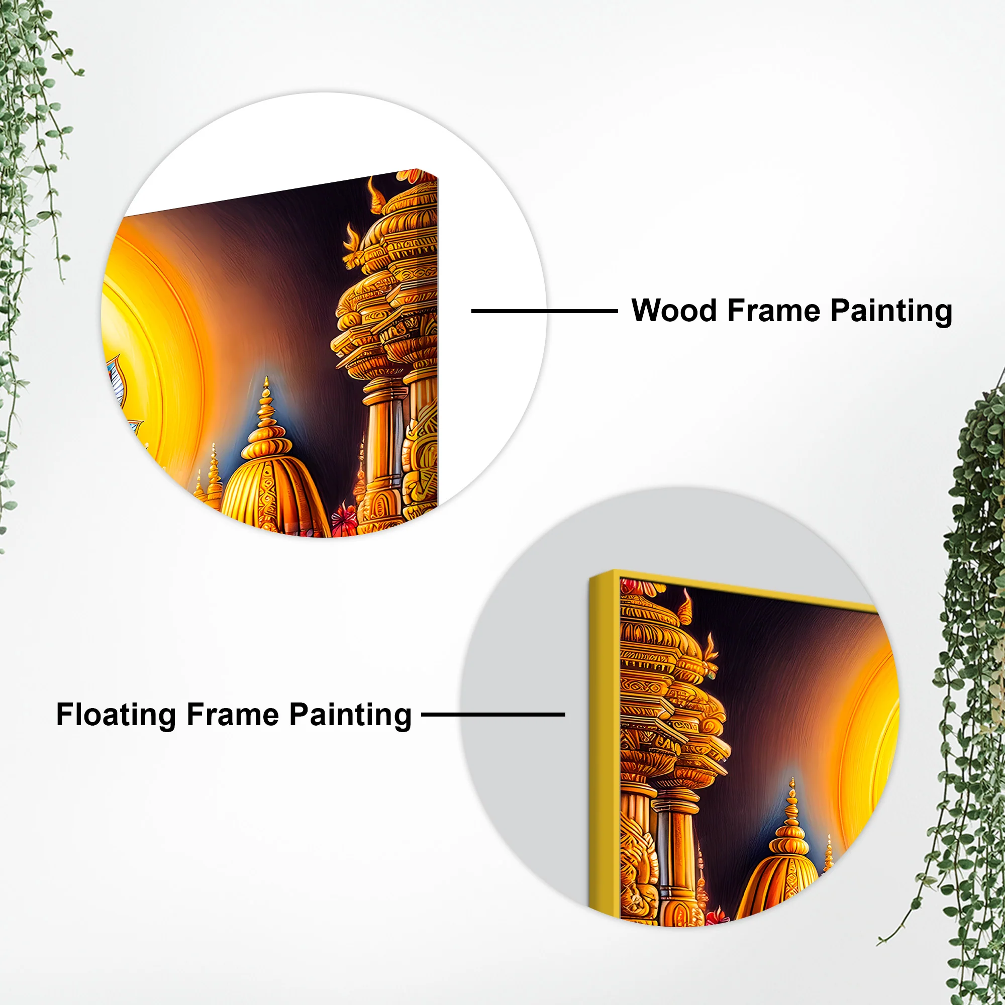 Lord Jagannath Devotional Wall Painting for Living Room Decor - Image 7
