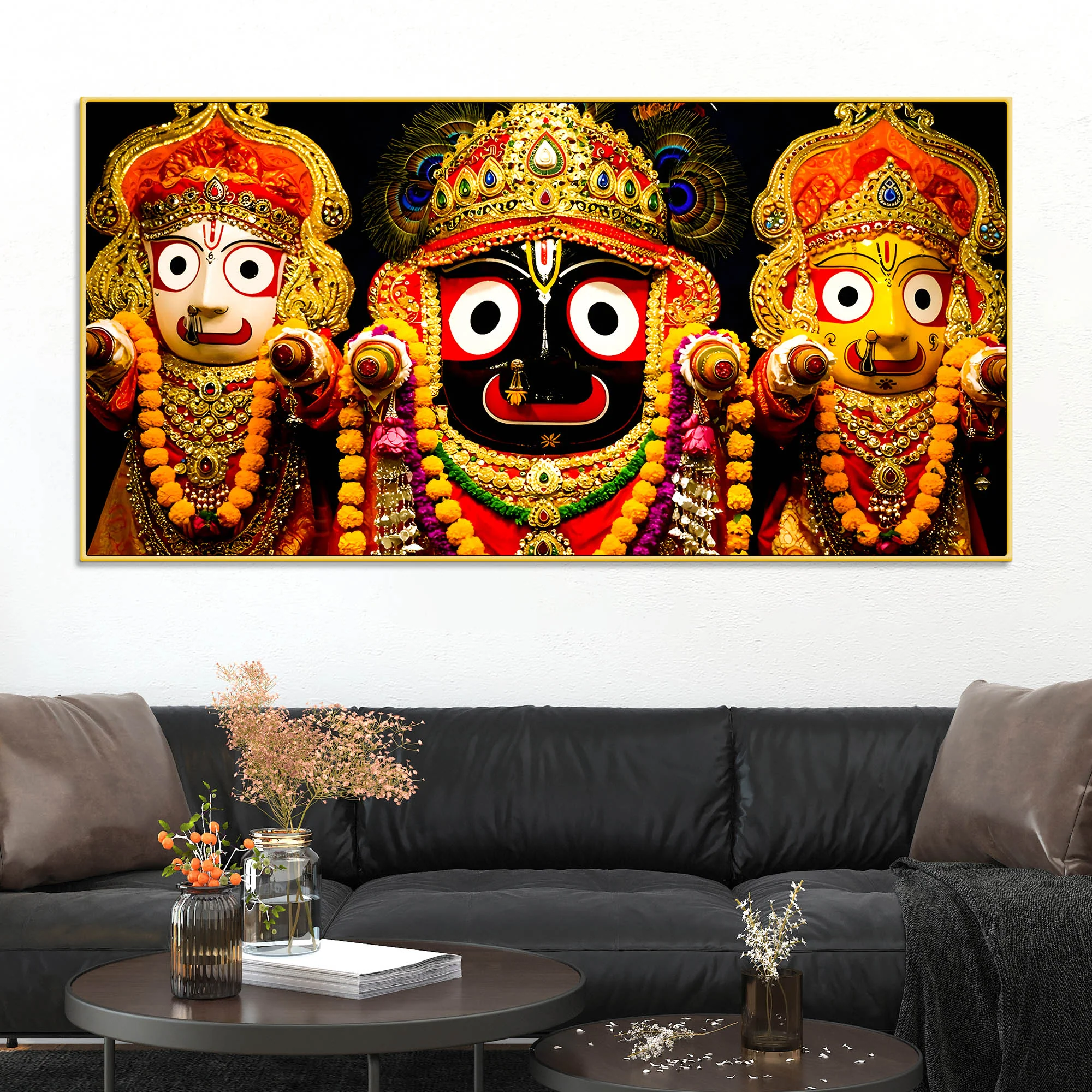 Lord Jagannath Wall Painting | Traditional Jagannath Devotional Art