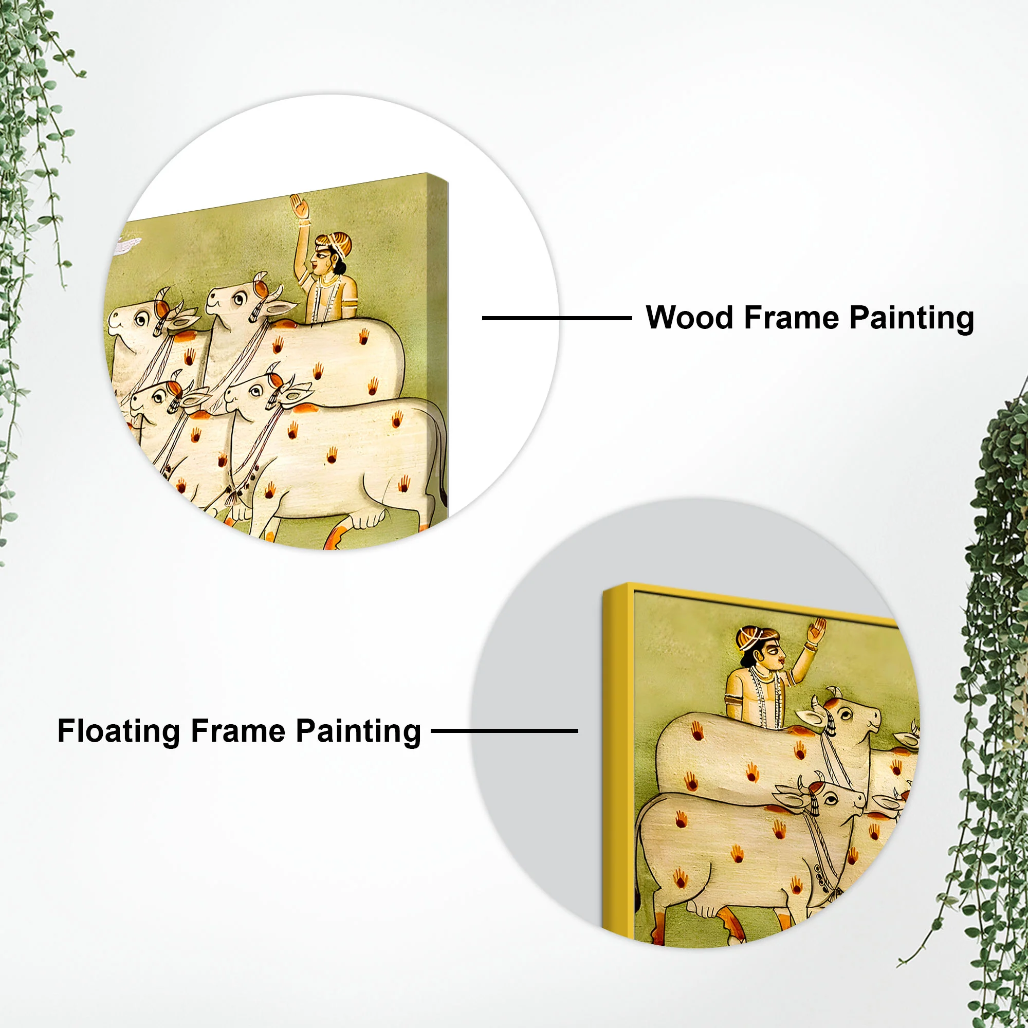 Lord Krishna Pichwai Wall Painting | Premium Indian Home Decor - Image 7