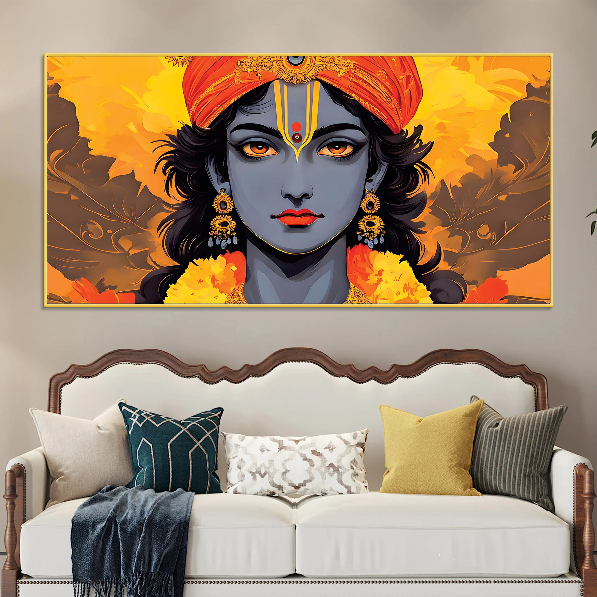Lord Krishna Traditional Decoration Painting