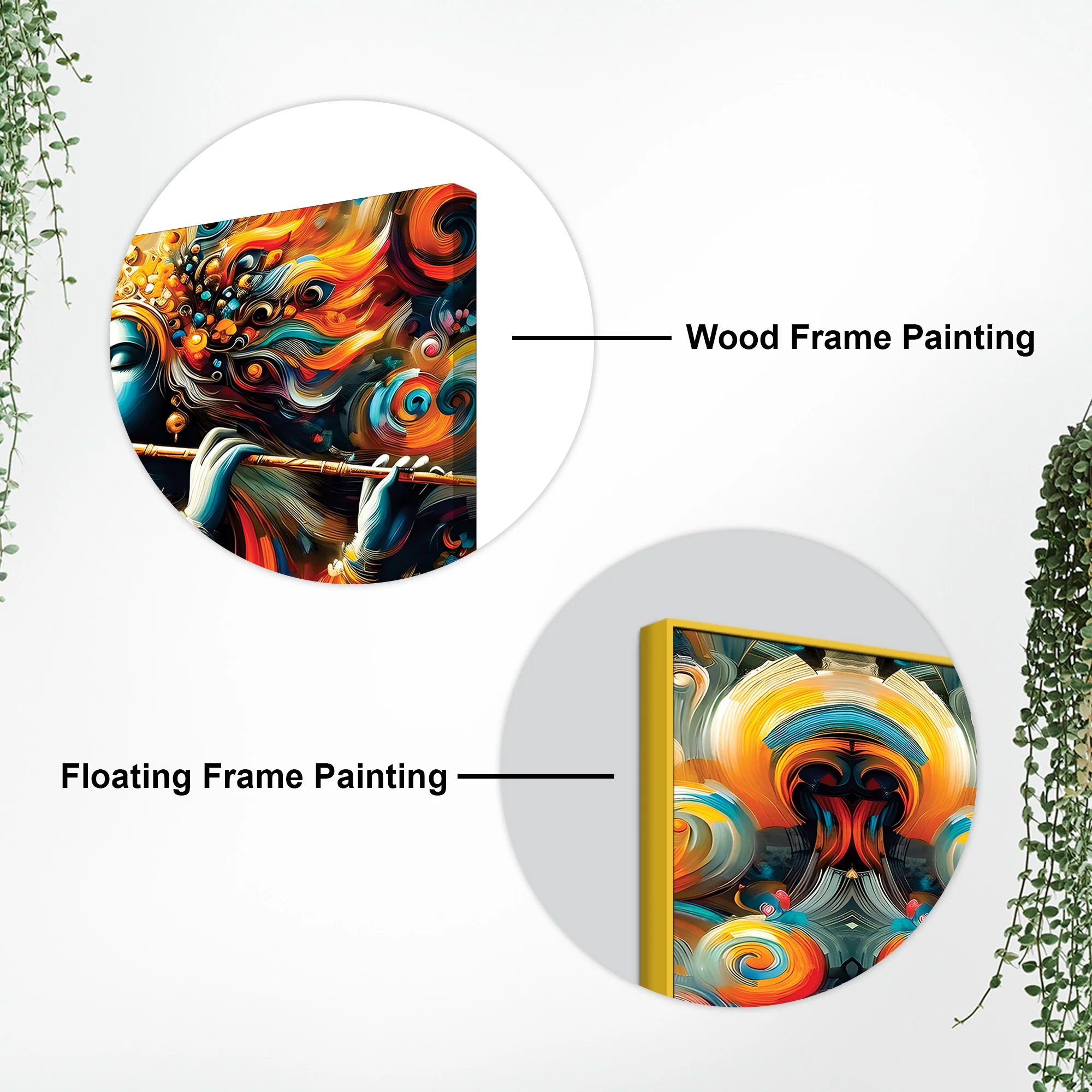 Lord Krishna Wall Painting for Living Room Décor - Image 7