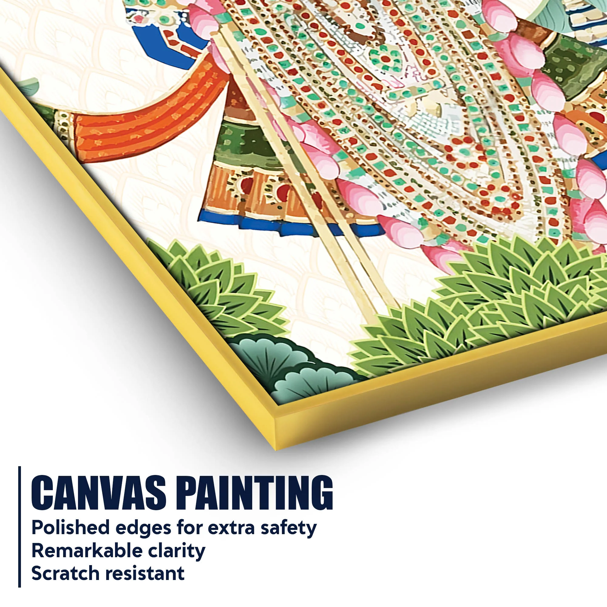 Lord Shrinath ji Canvas Painting | Devotional Art - Image 4