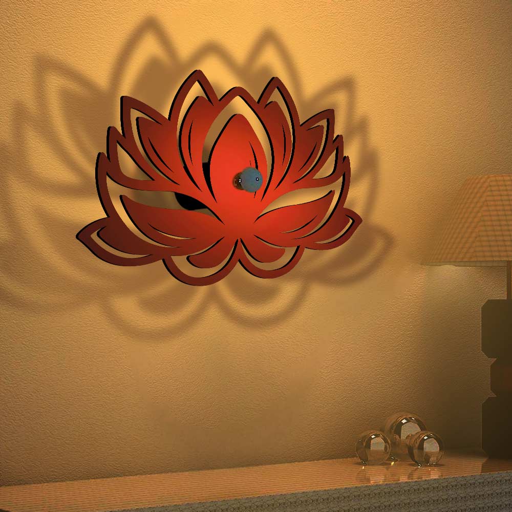 Lotus Flower Design Shadow Lamp - Image 4