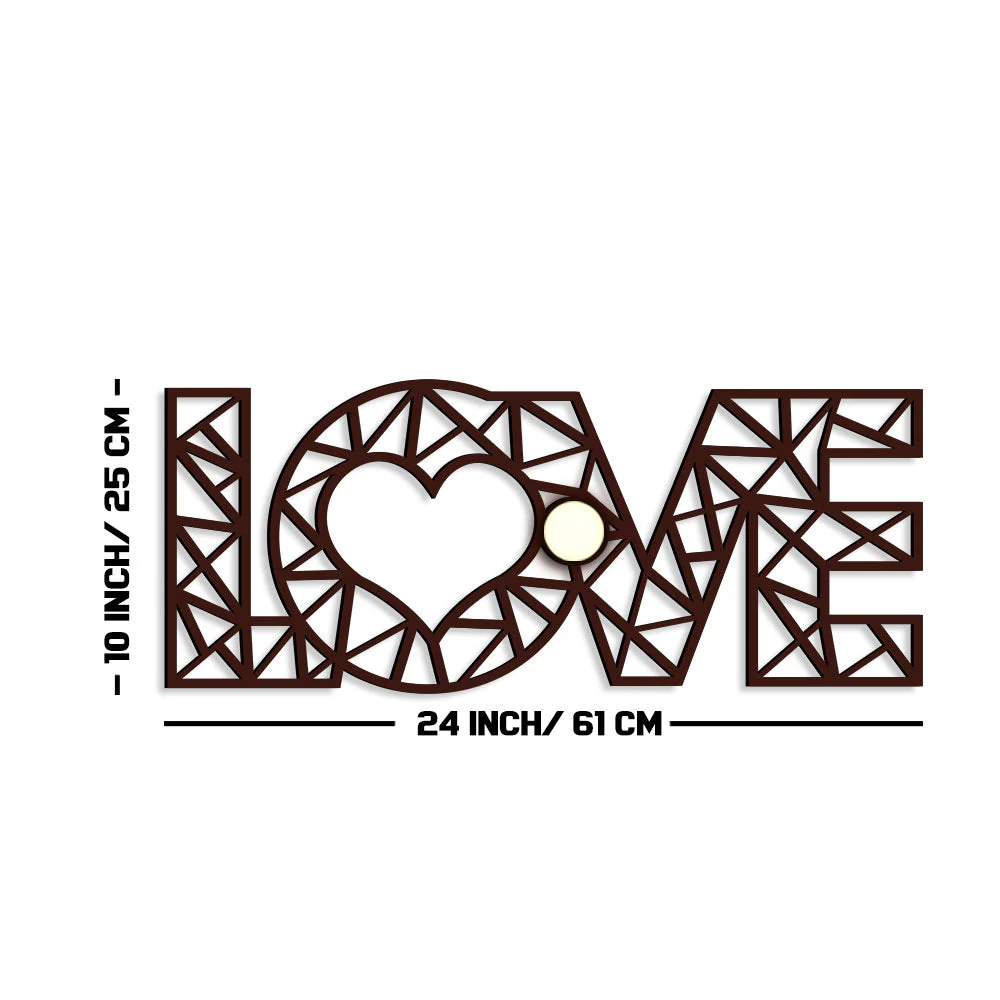 Love Text Design Shadow Lamp - Image 6