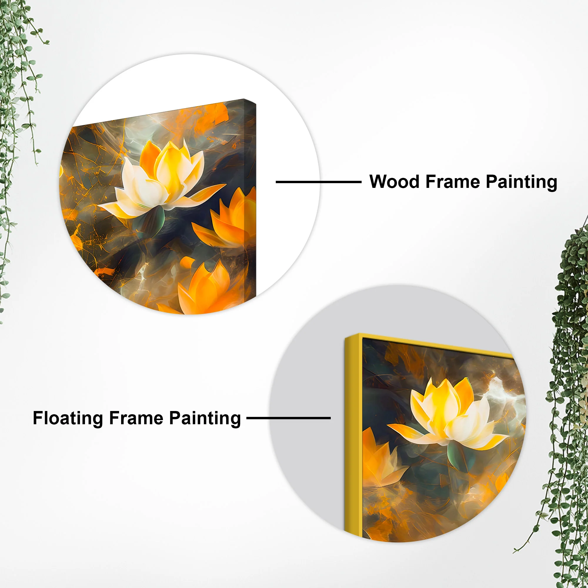 Luxurious Buddha Lotus Canvas Painting for Elegant Interiors - Image 7