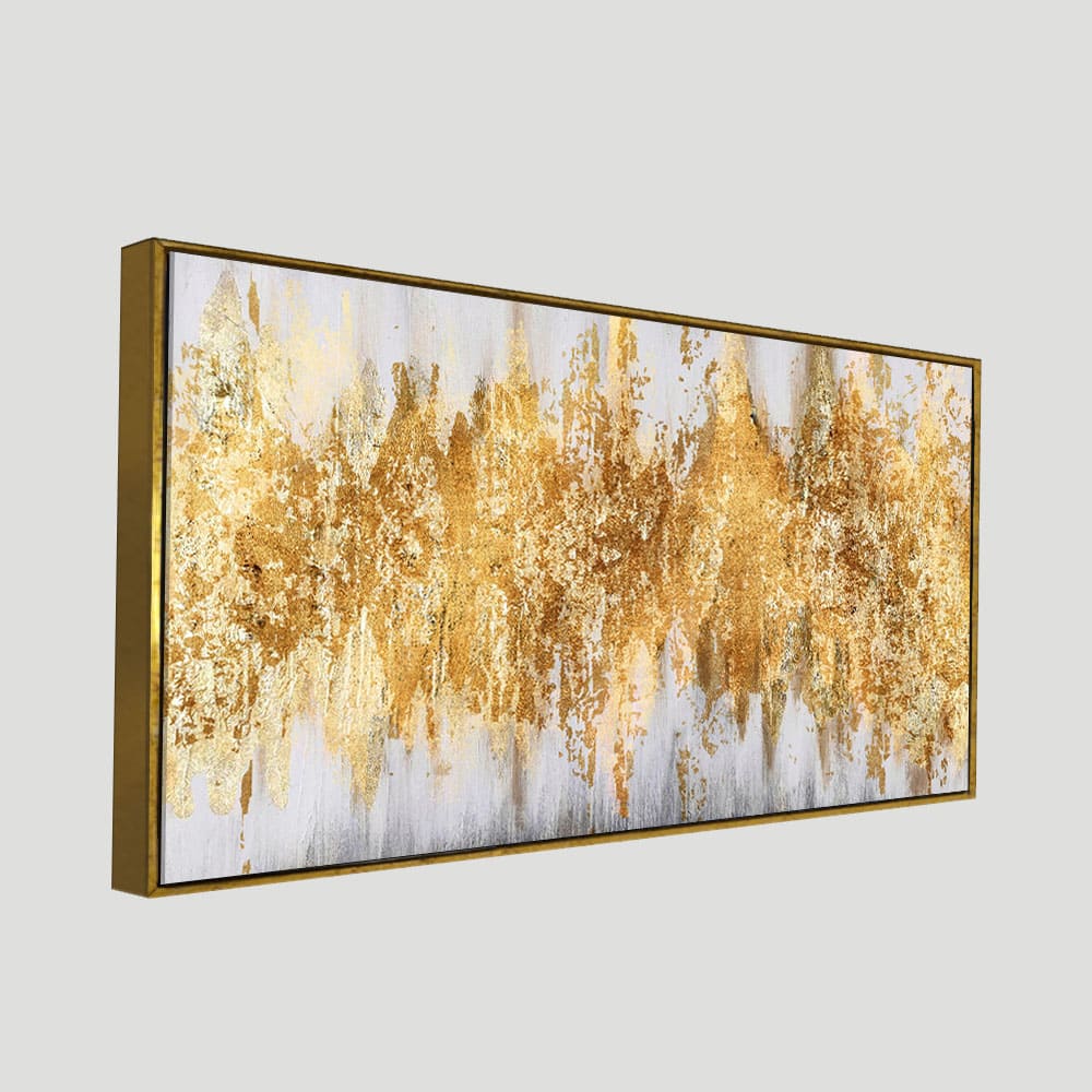 Luxurious Golden Pattern Premium Canvas Wall Painting - Image 5
