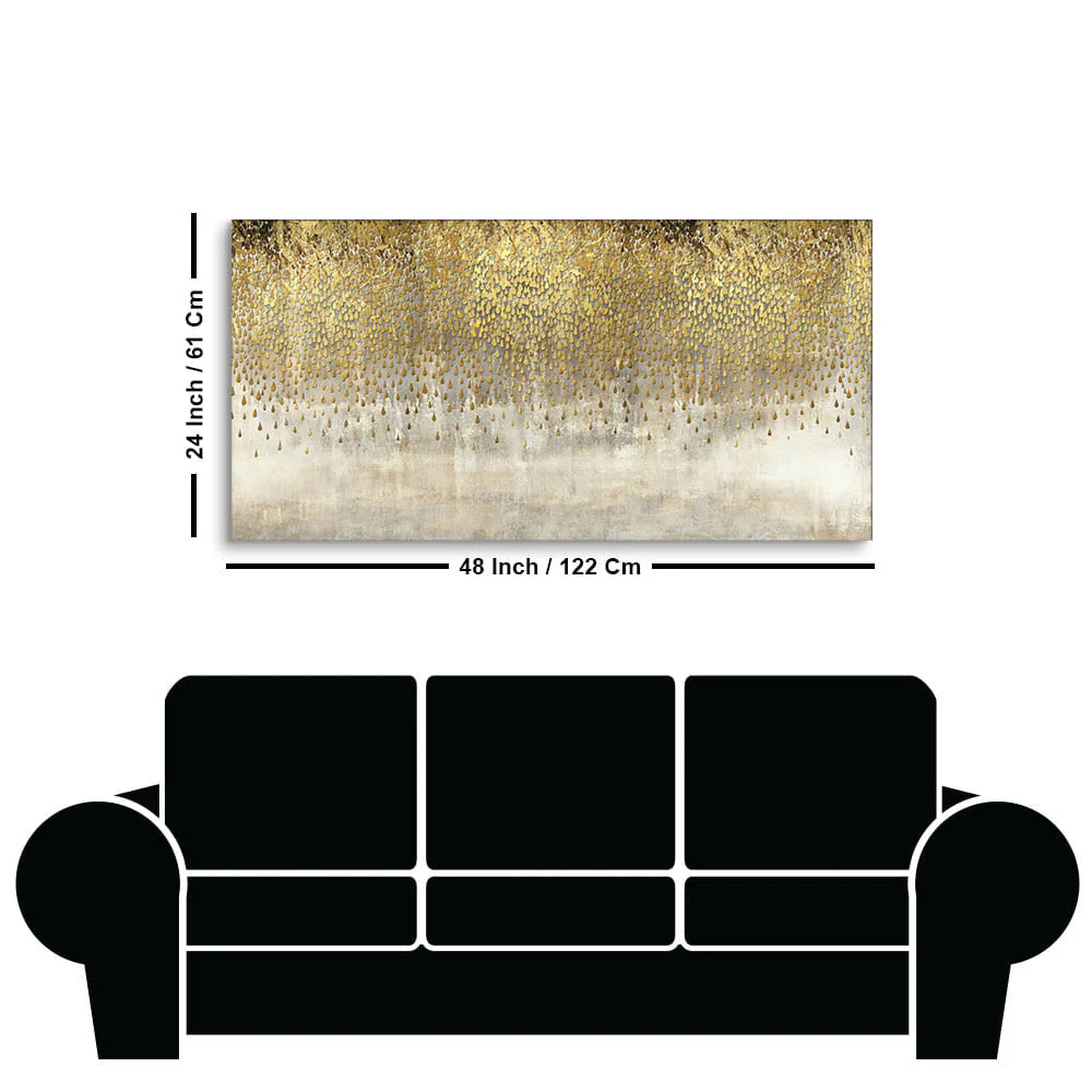 Luxurious Golden Pattern Premium Wall Painting - Image 7