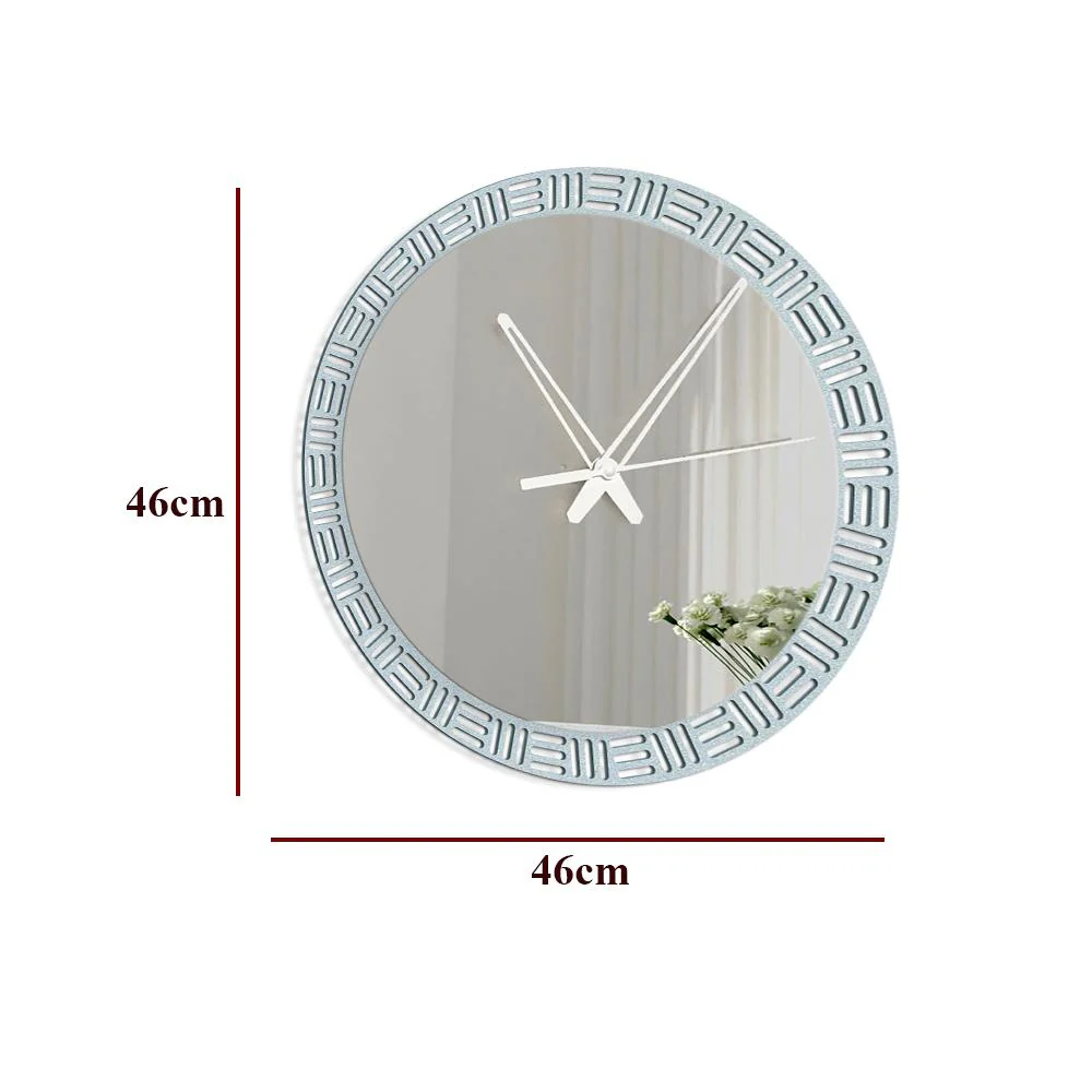 Luxurious Style Mirror with Wall Clock - Image 3
