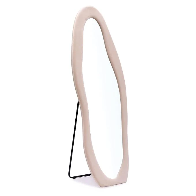 Luxury Abstract Shape Full Body Standing Mirror for Home & Studio – Premium Designer Floor Mirror - Image 7