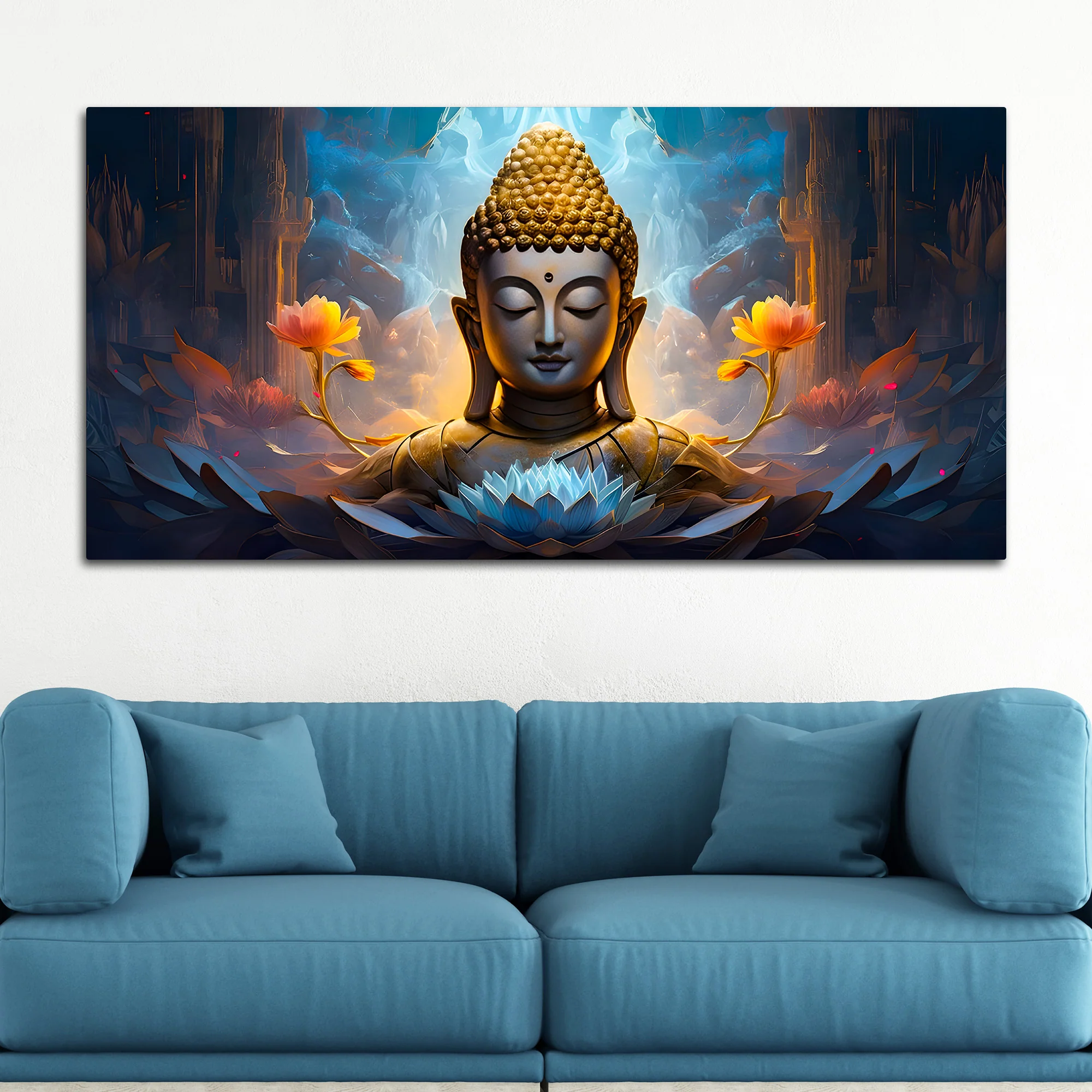Luxury Buddha Canvas Painting for Stylish Wall Decoration - Image 3