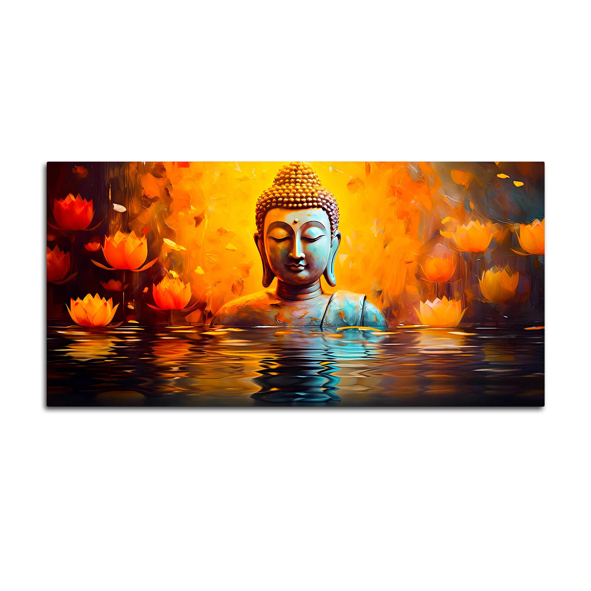 Luxury Buddha Canvas Wall Painting for Beautiful Home Décor - Image 4