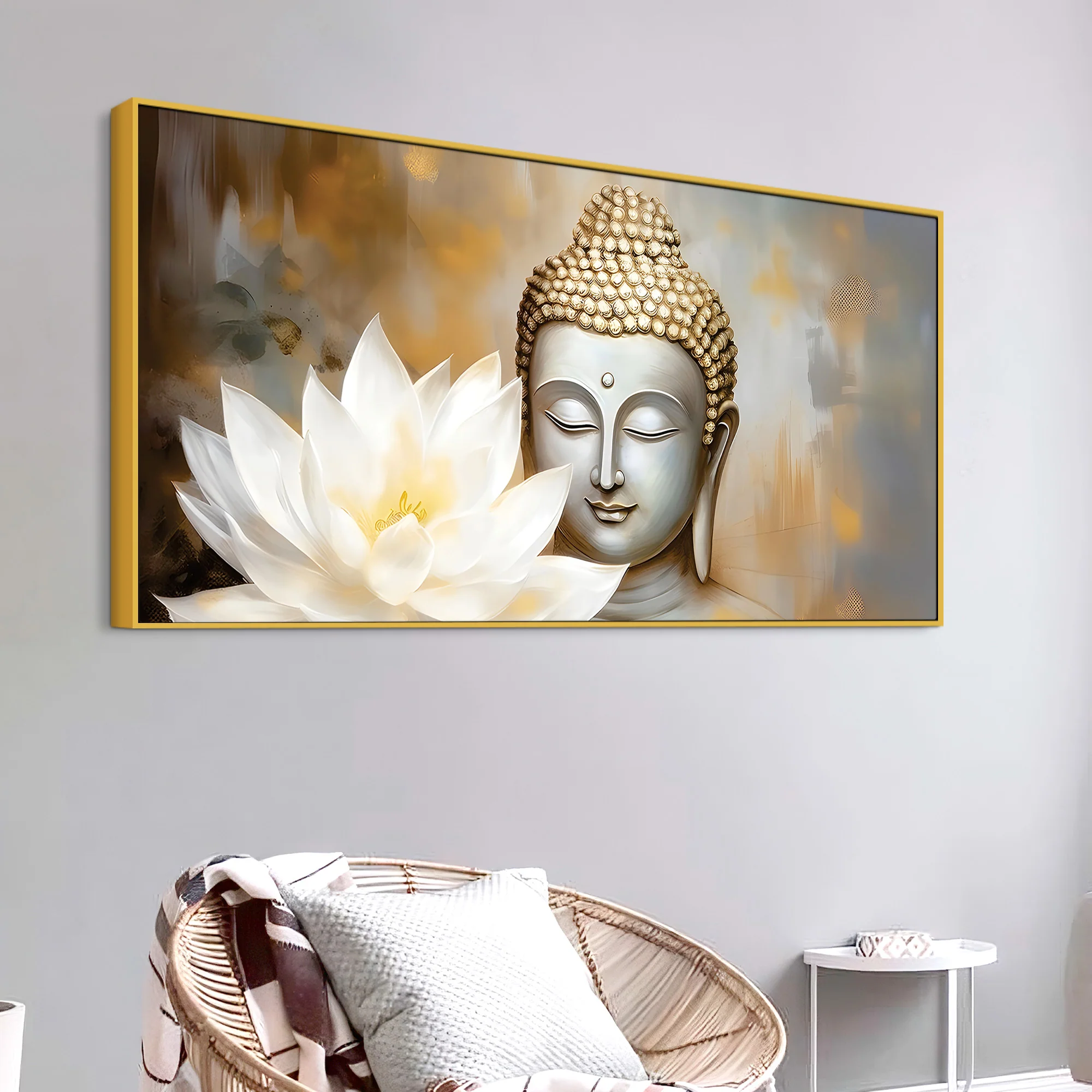 Luxury Buddha Painting for Modern Home Decor - Image 5