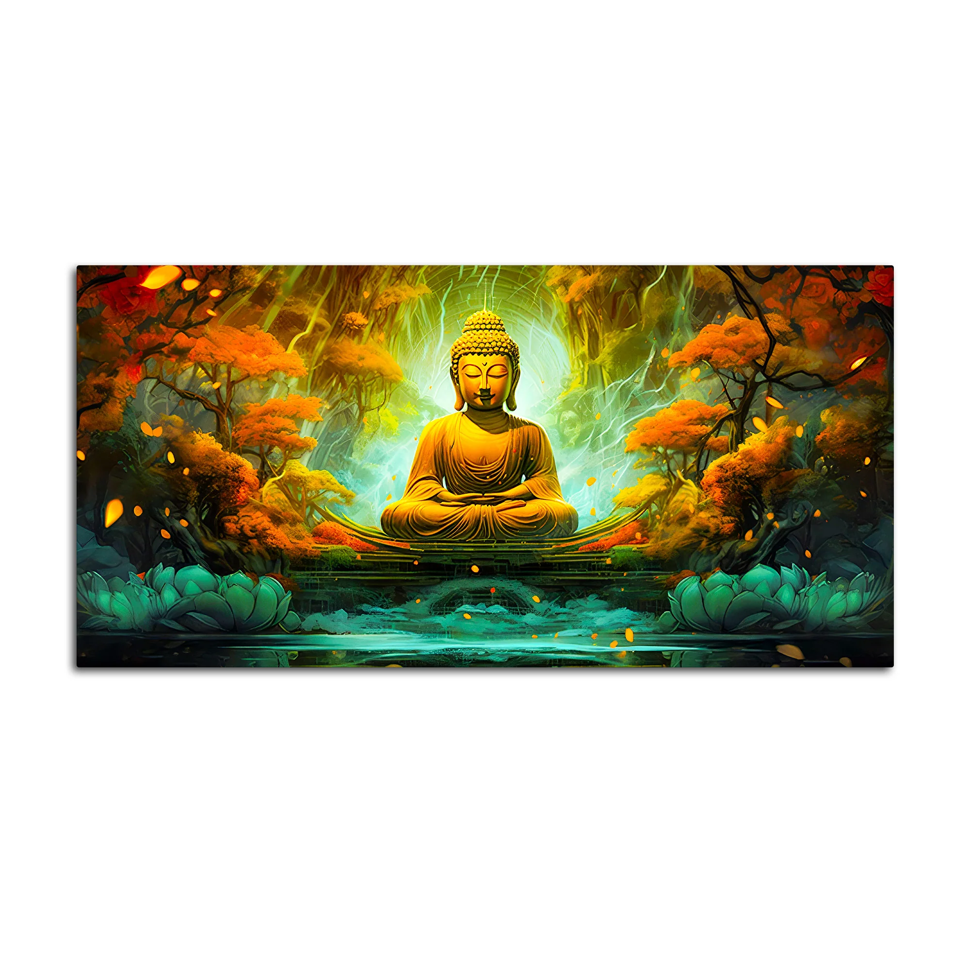 Luxury Buddha Wall Painting for Home & Office Decoration - Image 4