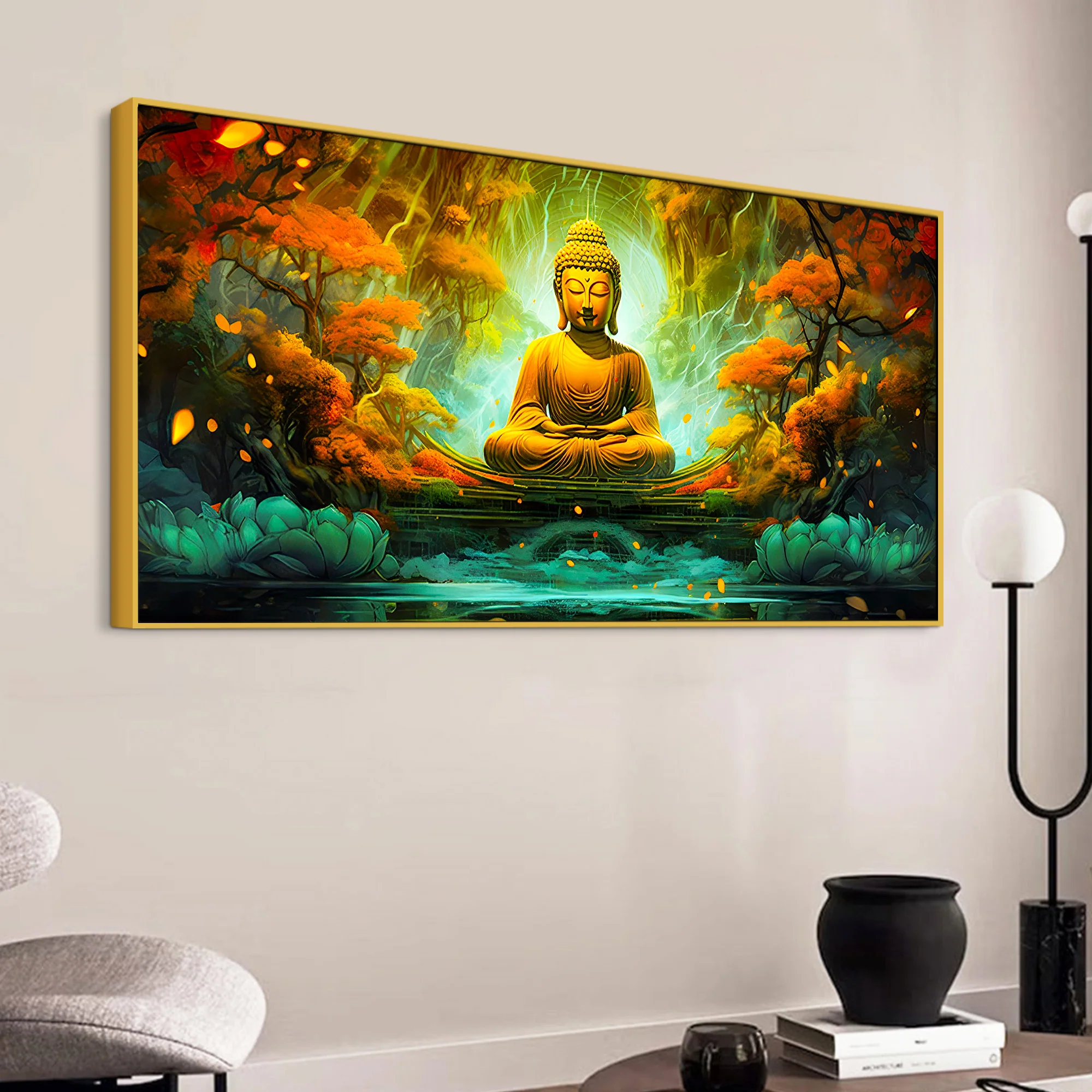 Luxury Buddha Wall Painting for Home & Office Decoration - Image 5