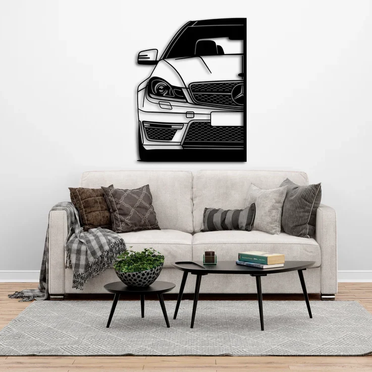 Luxury Car Metal Wall Art for Living Room & Dining Decor - Image 2