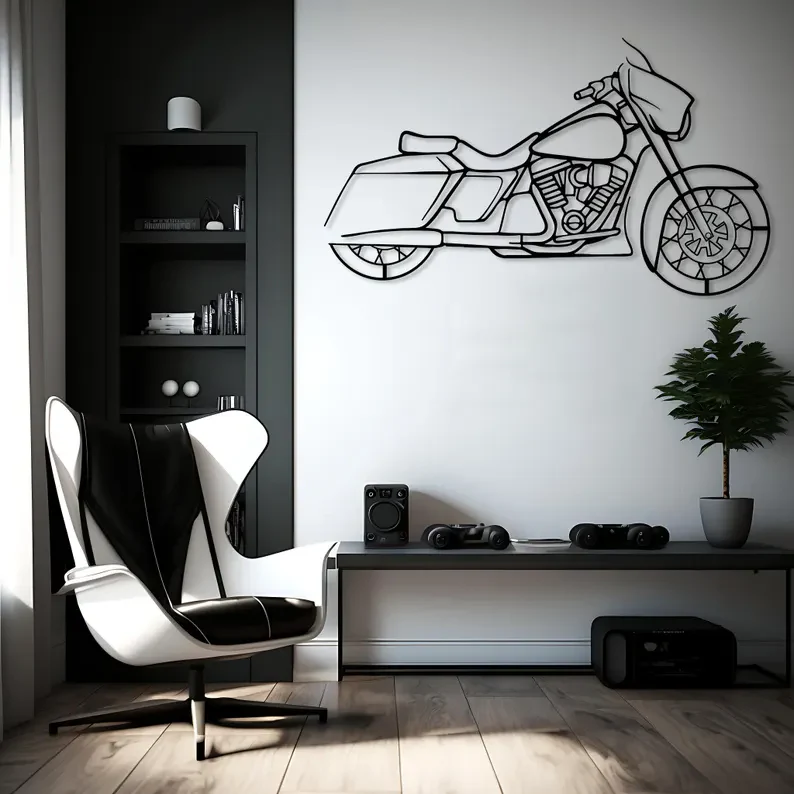 Luxury Cruiser Touring Motorcycle Wall Art