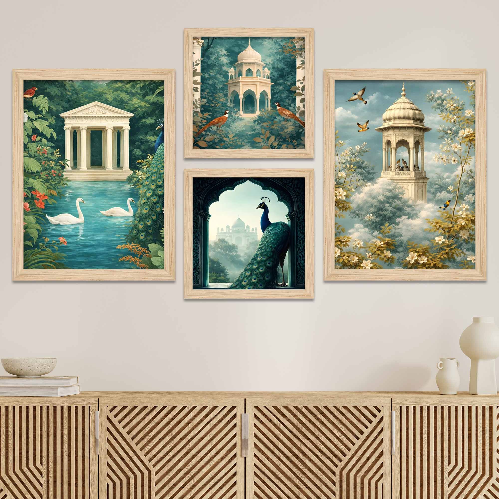 Luxury Heritage Garden Wall Art Frame Set of Four - Image 2
