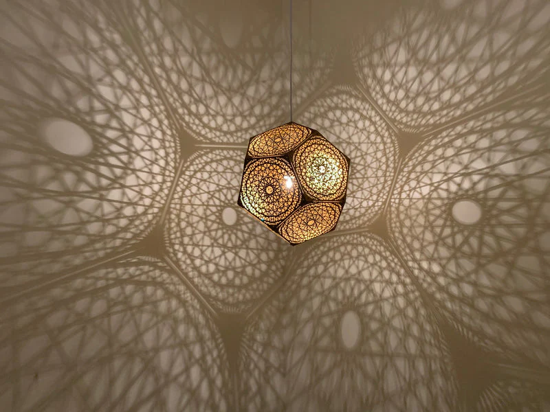 Luxury Laser-Cut Hanging Lamp - Image 4