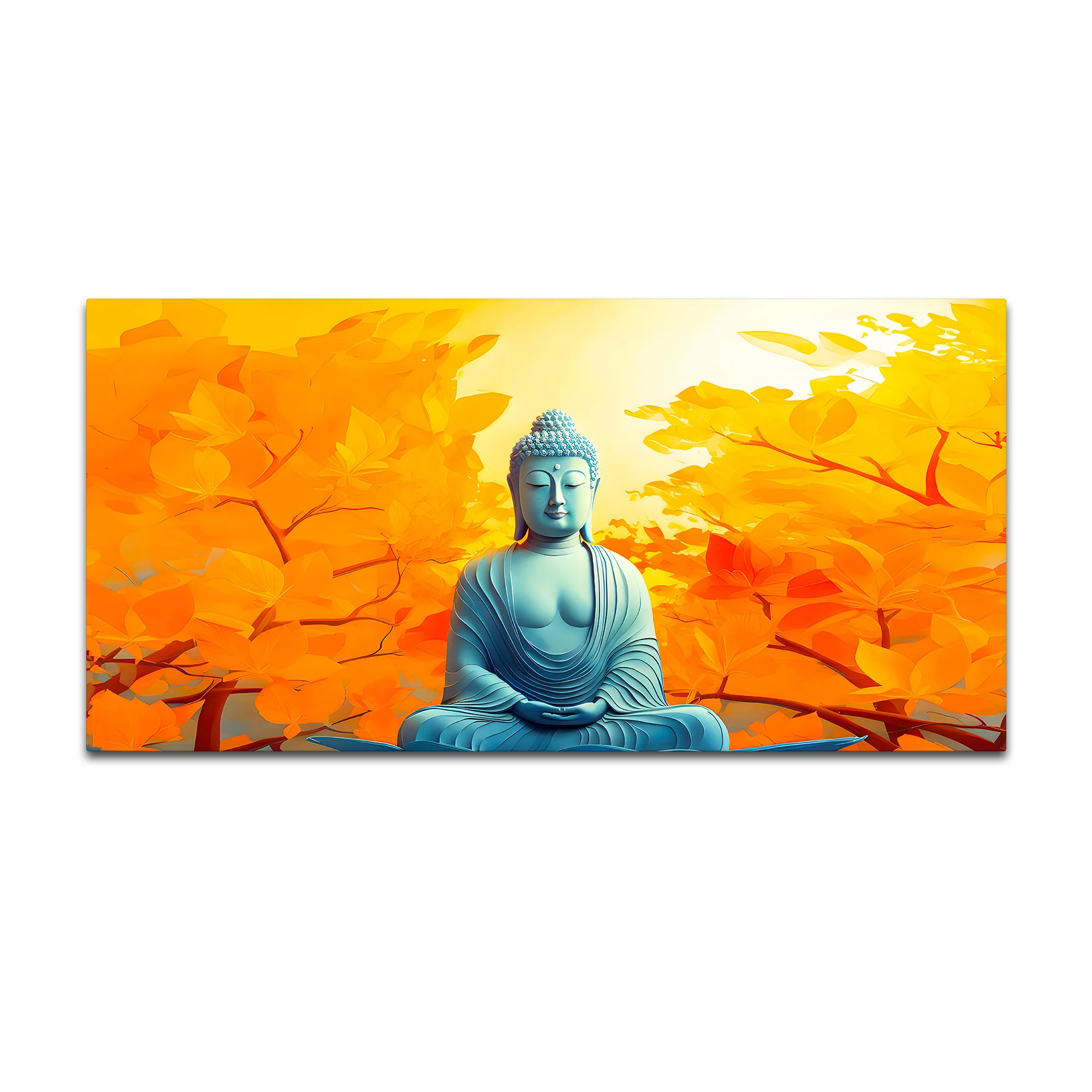 Luxury Stylish Buddha Wall Painting - Image 4