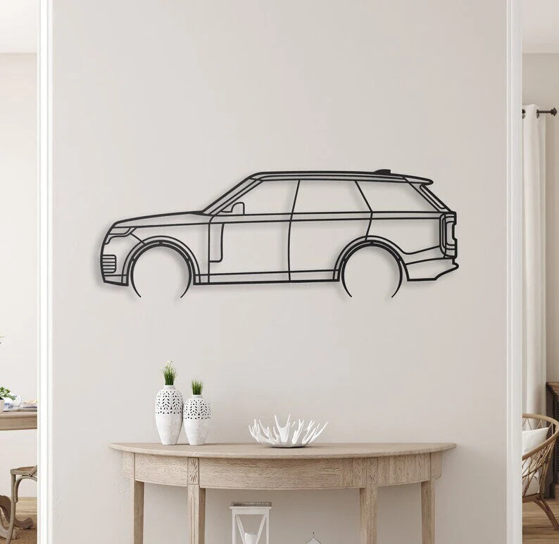 Luxury SUV Metal Wall Art for Modern Home & Office Décor - Image 2