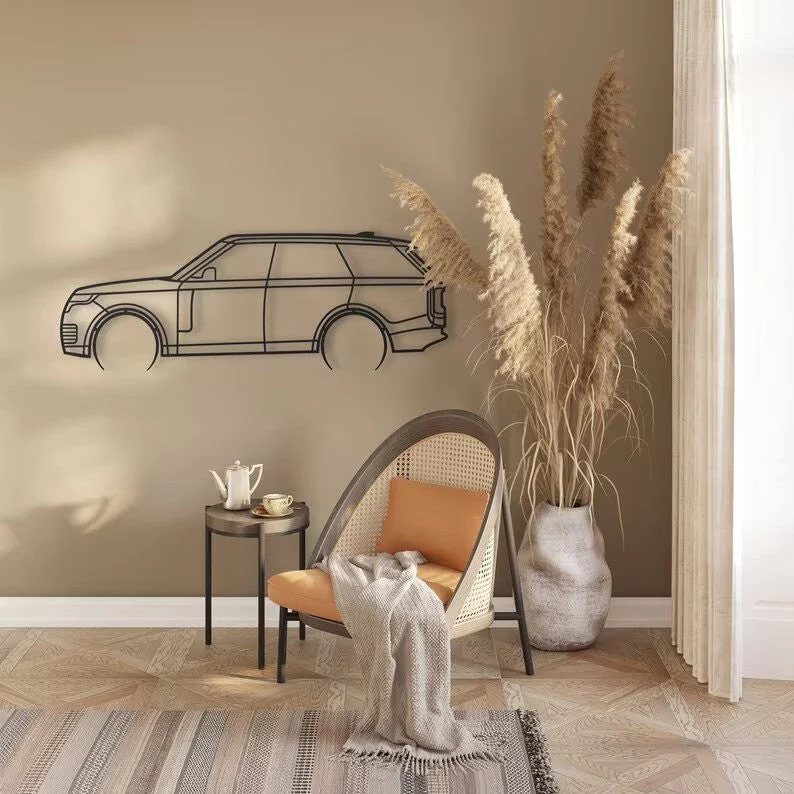 Luxury SUV Metal Wall Art for Modern Home & Office Décor - Image 5